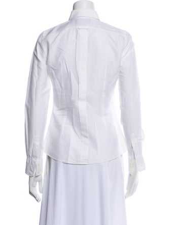 D&G Long Sleeve Button-Up Top