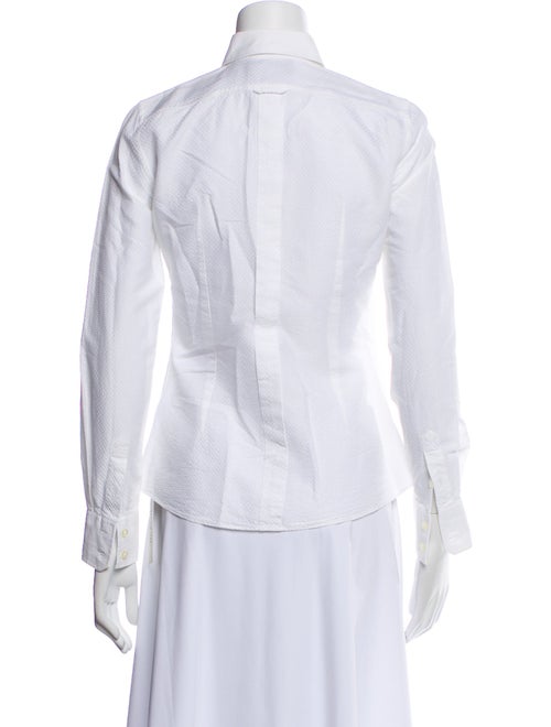 D&G Long Sleeve Button-Up Top