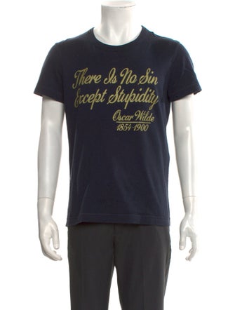 D&G Majolica Print Crew Neck T-Shirt