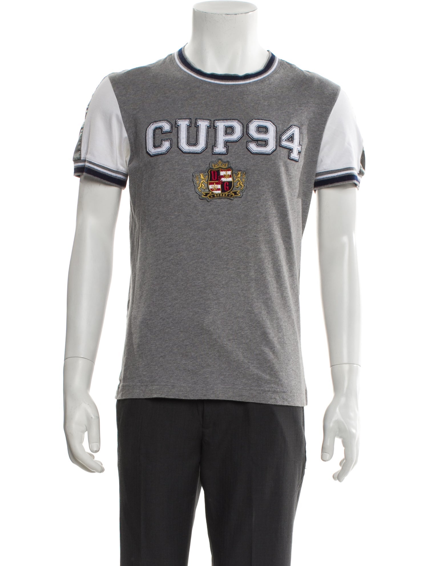 D&G Graphic Print Crew Neck T-Shirt