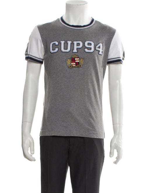 D&G Graphic Print Crew Neck T-Shirt