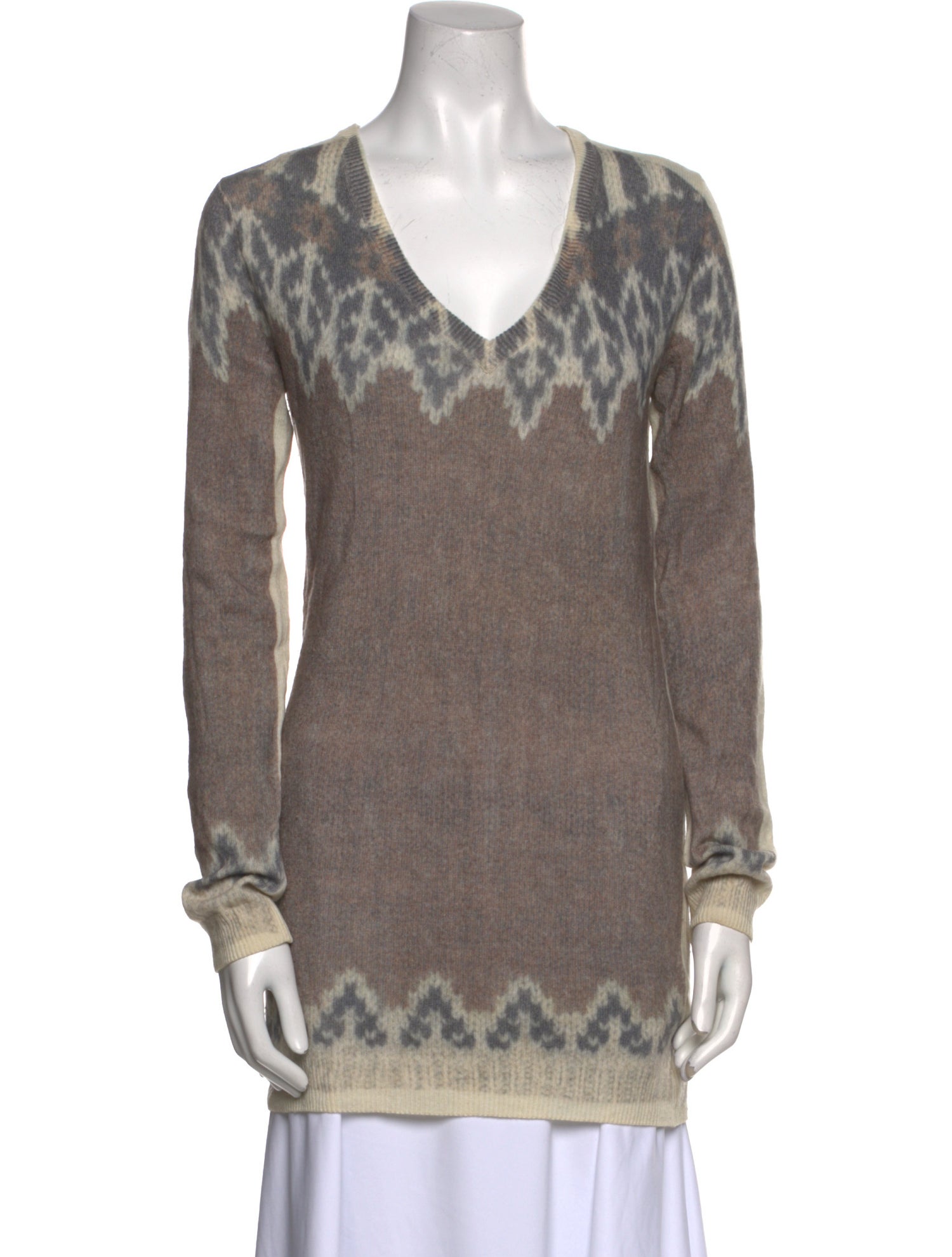 D&G Virgin Wool Printed Sweater