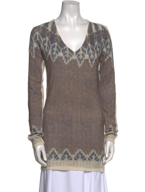 D&G Virgin Wool Printed Sweater