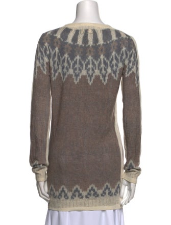 D&G Virgin Wool Printed Sweater
