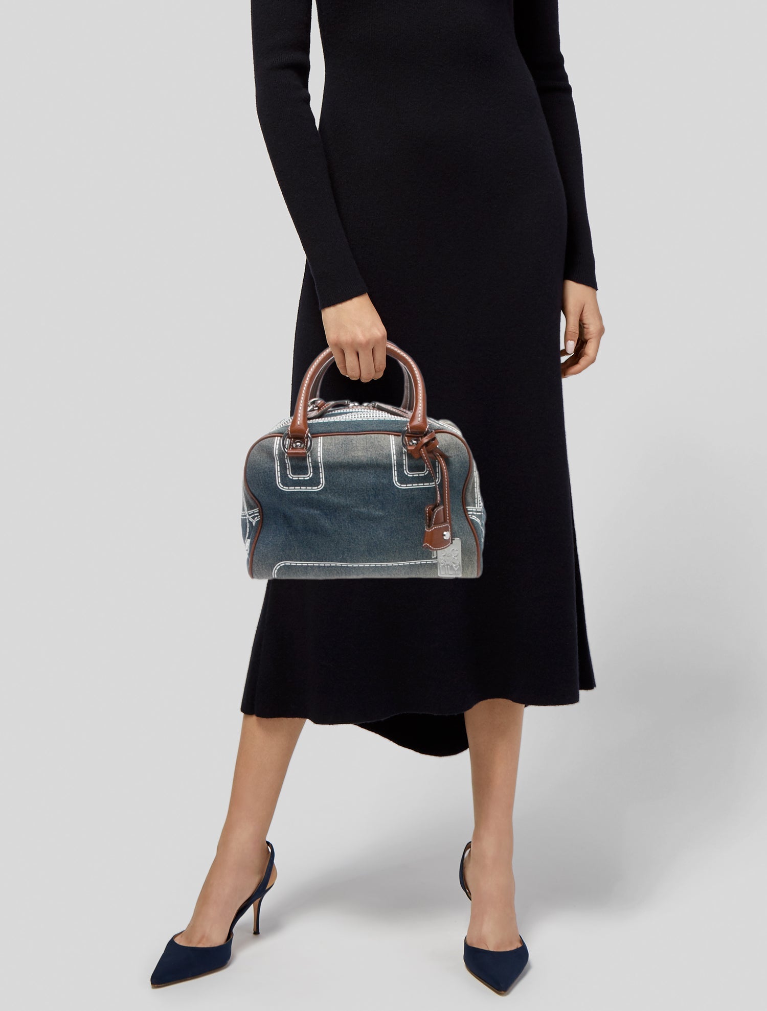 D&G Denim Top Handle Bag