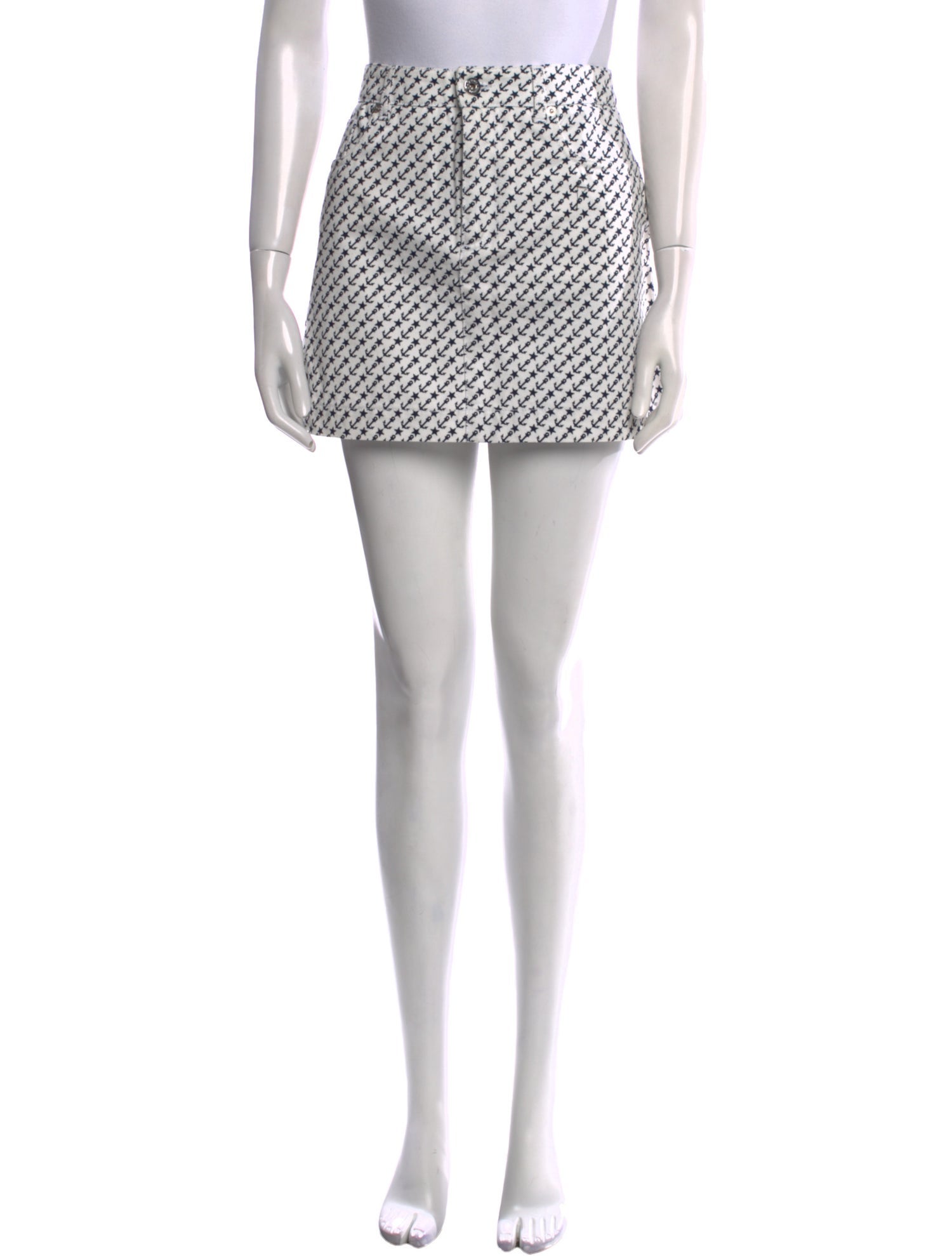 D&G Printed Mini Skirt