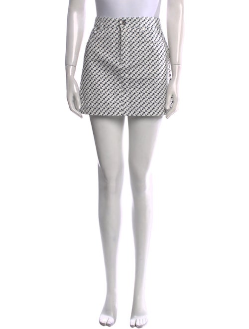D&G Printed Mini Skirt
