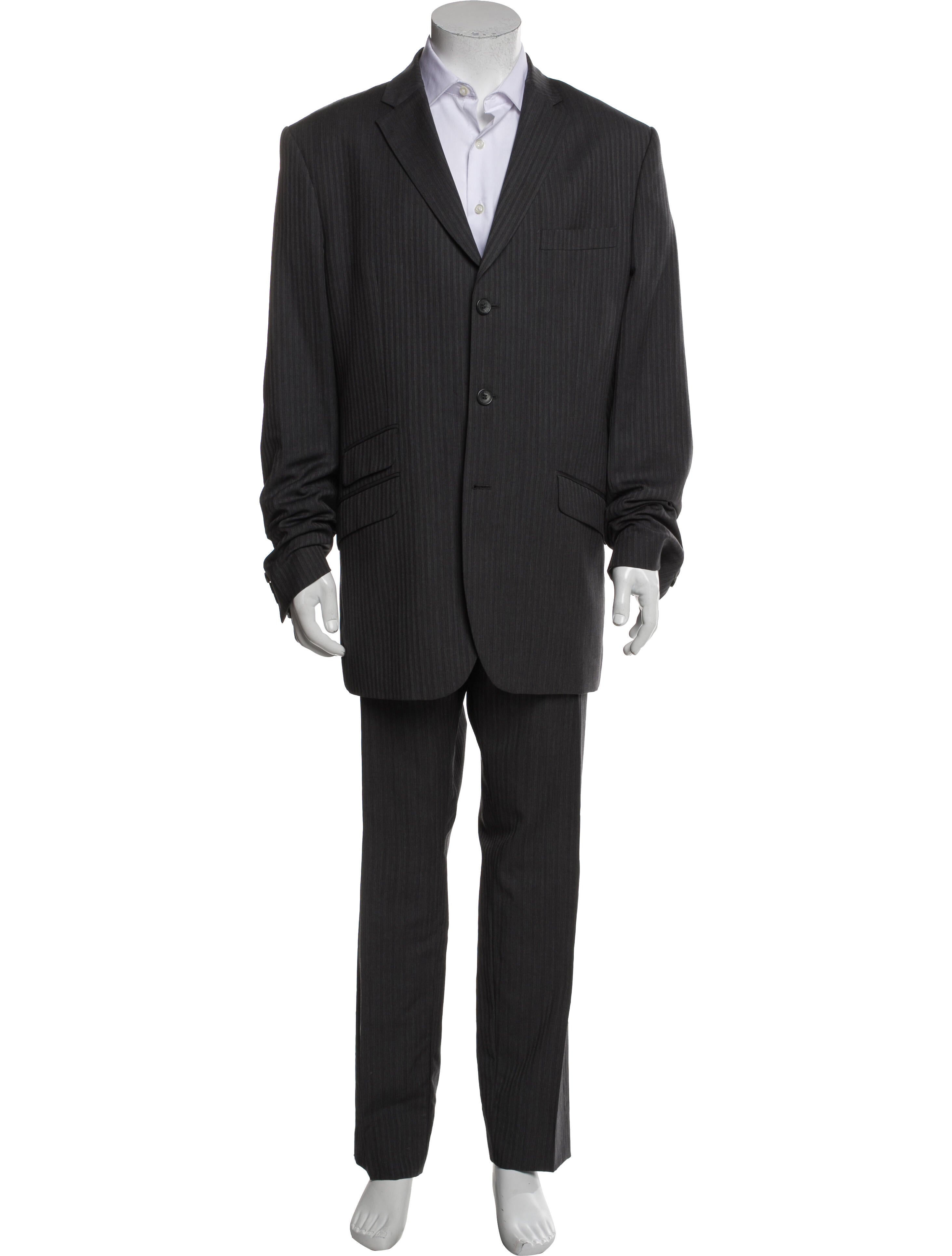 D&G Men's Grey Pattern Printed Two-Piece Blazer Suit Set