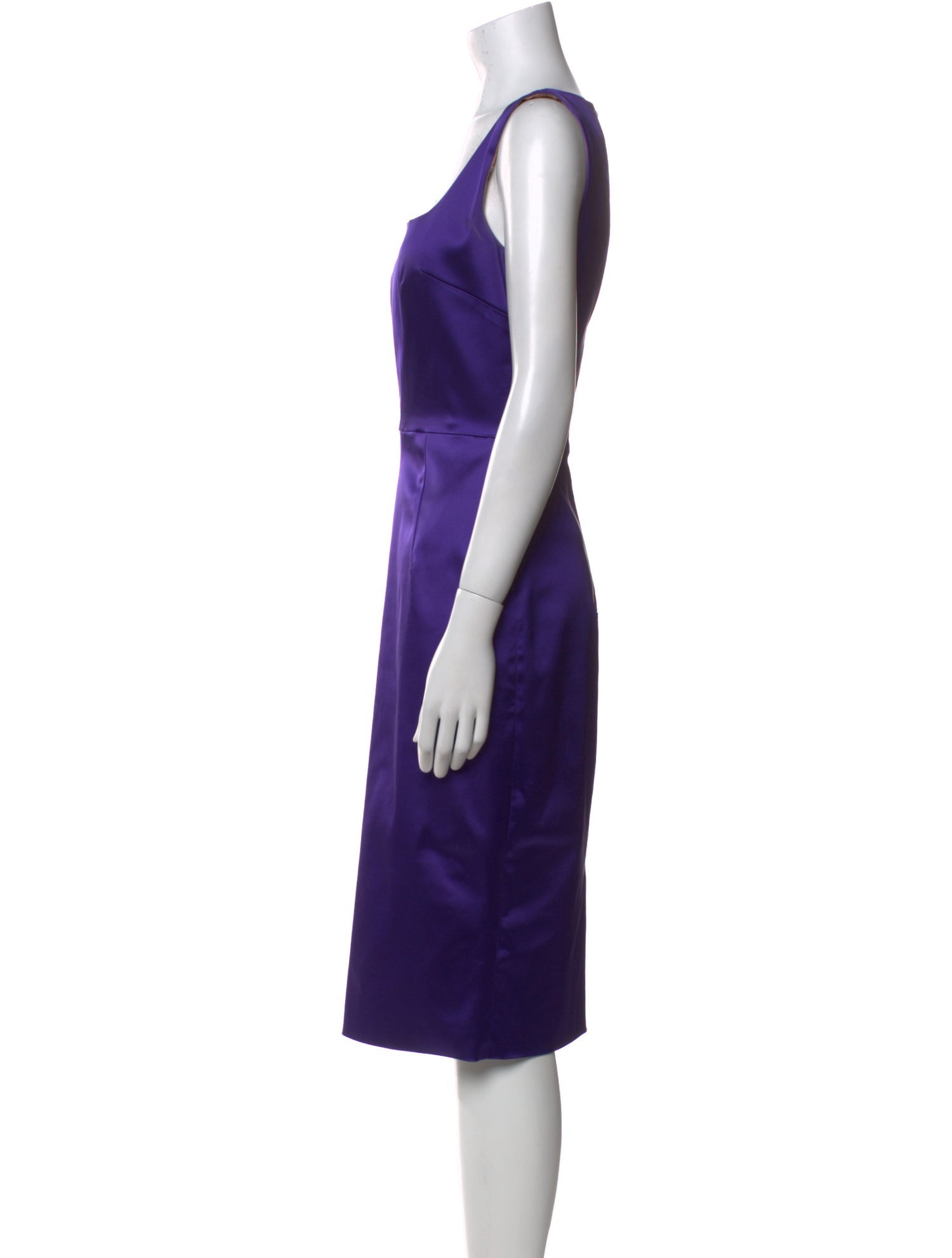 D&G Square Neckline Midi Length Dress