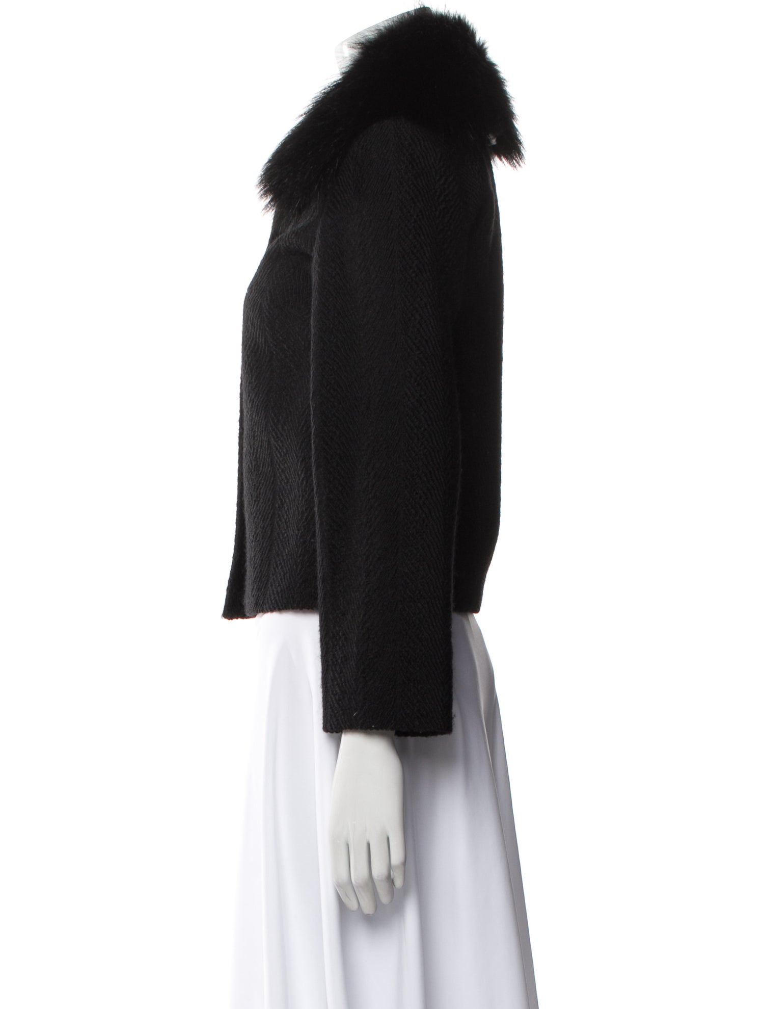 D&G Virgin Wool Fur Jacket