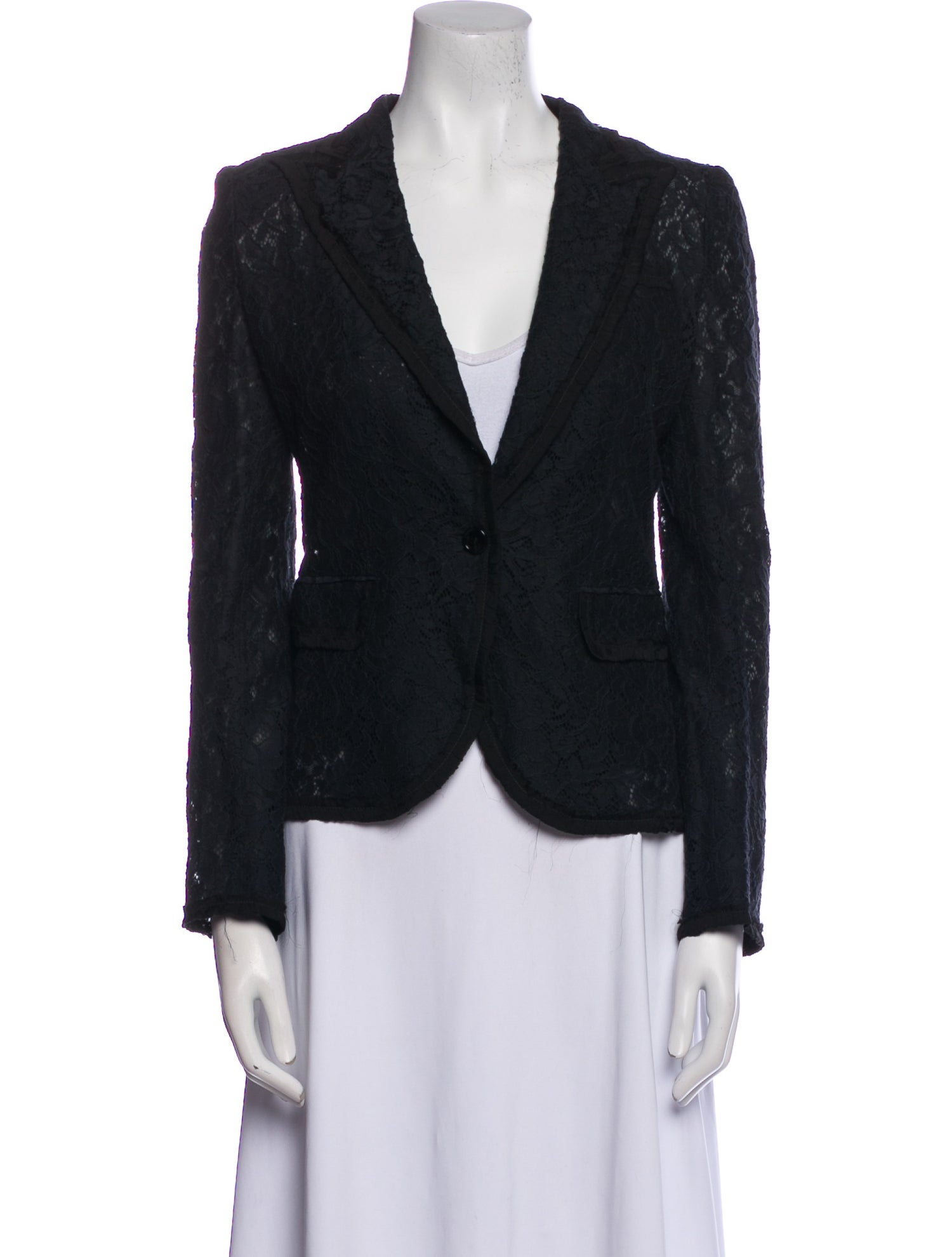 D&G Lace Striped Blazer