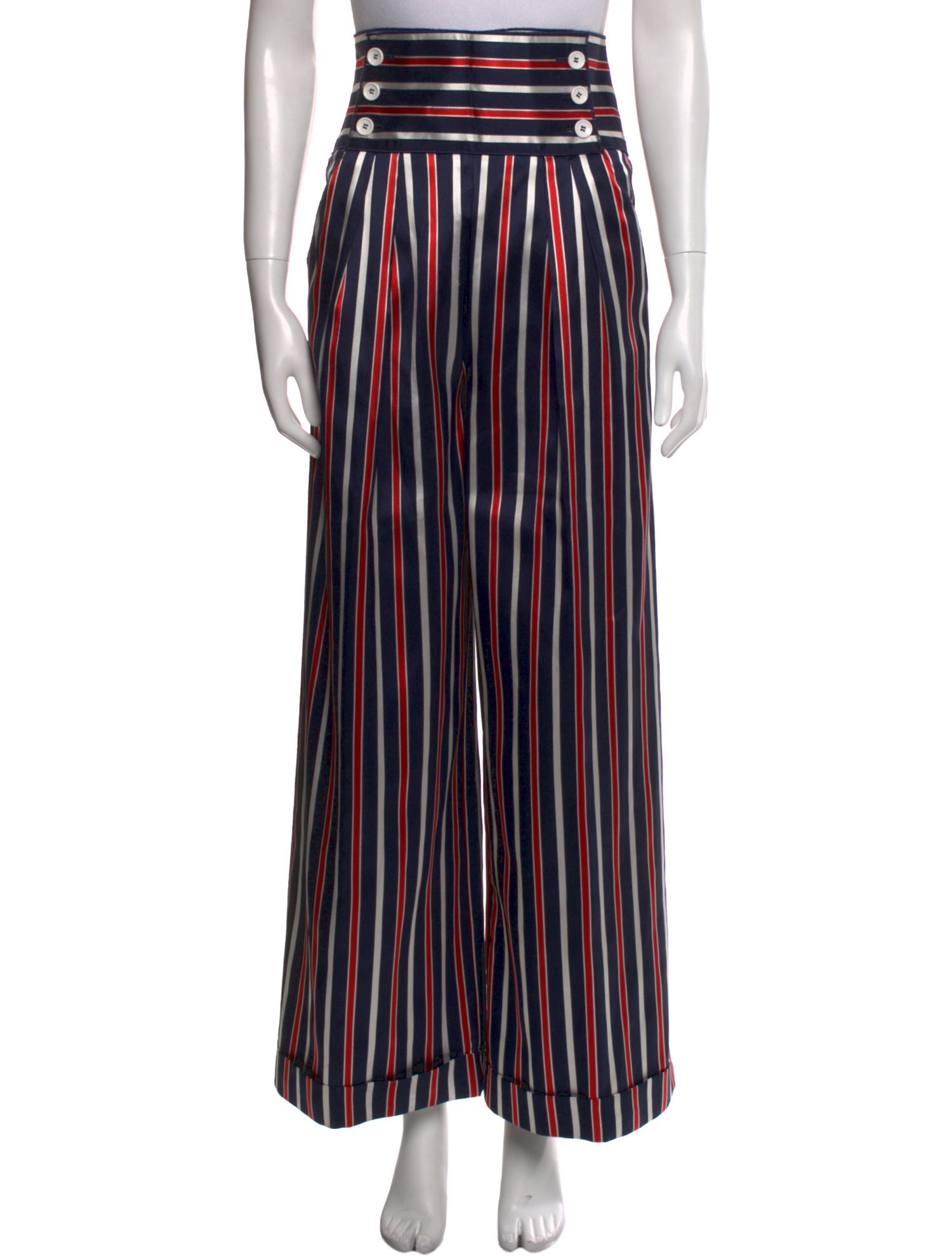 D&G Silk Wide Leg Pants