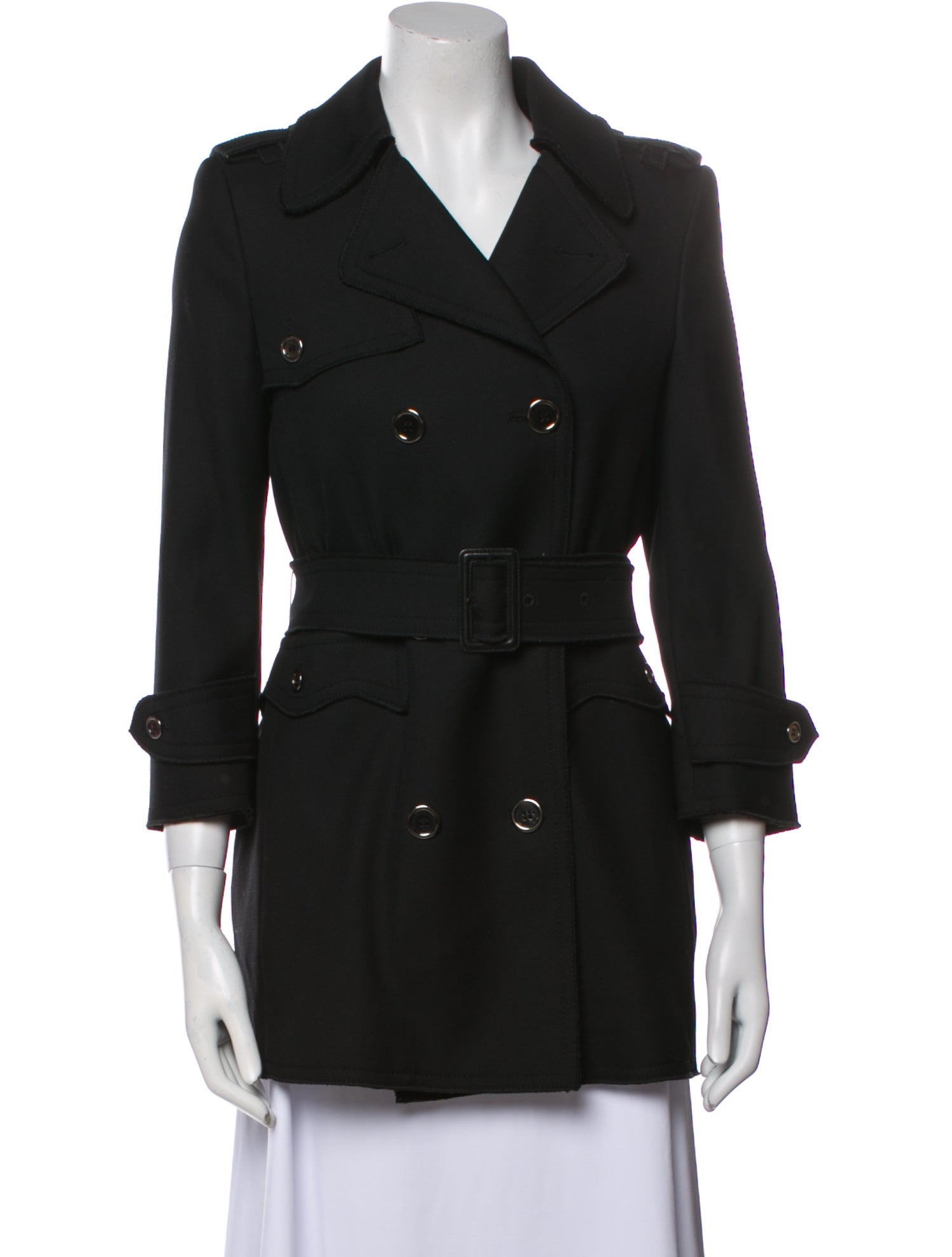 D&G Virgin Wool Trench Coat