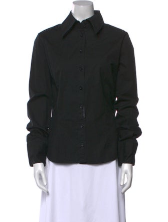 D&G Long Sleeve Button-Up Top