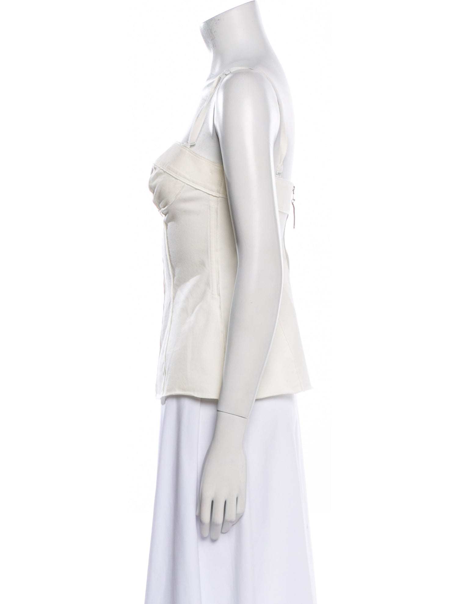 D&G Square Neckline Sleeveless Top