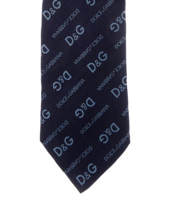 D&G pattern print tie