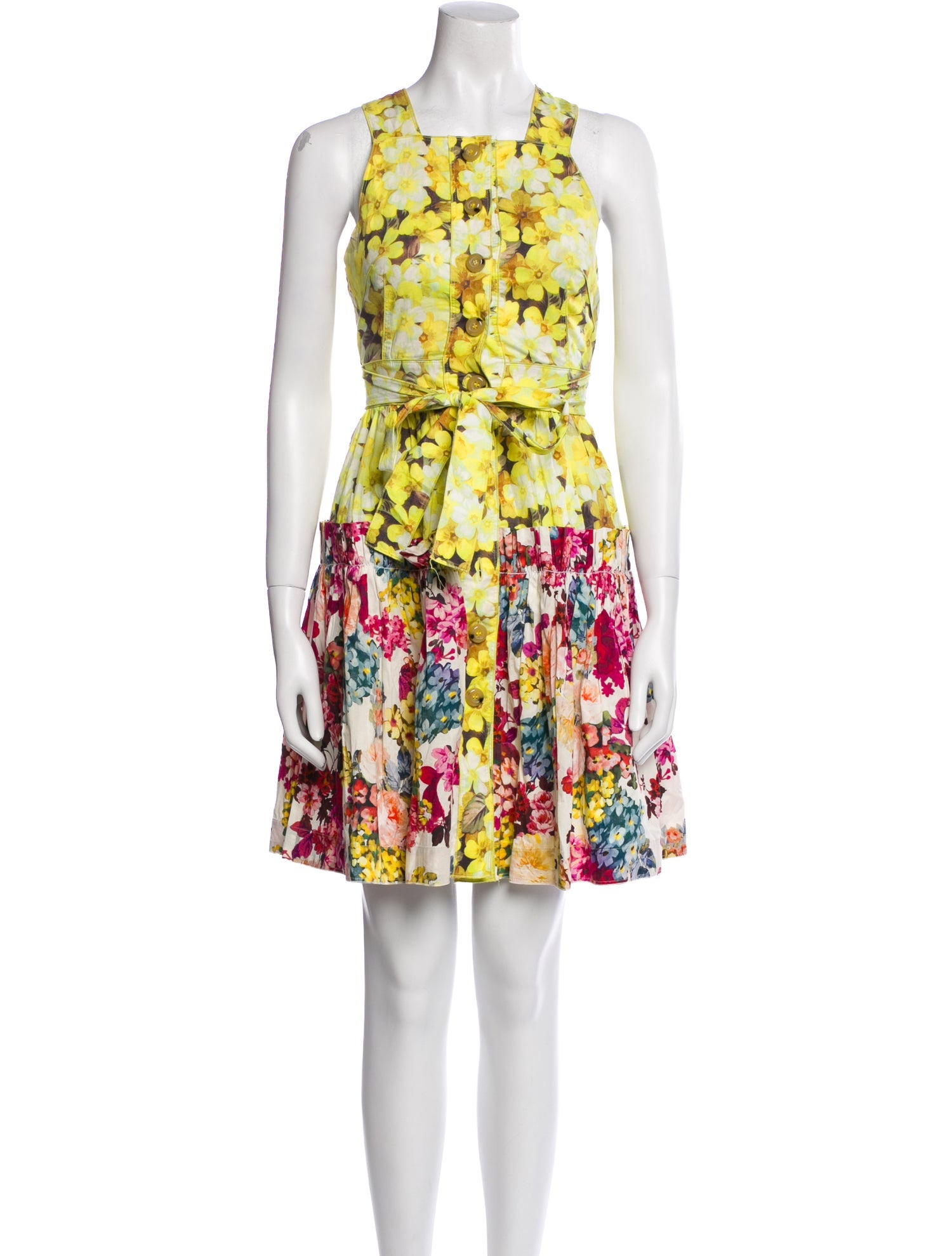D&G Floral Print Mini Dress