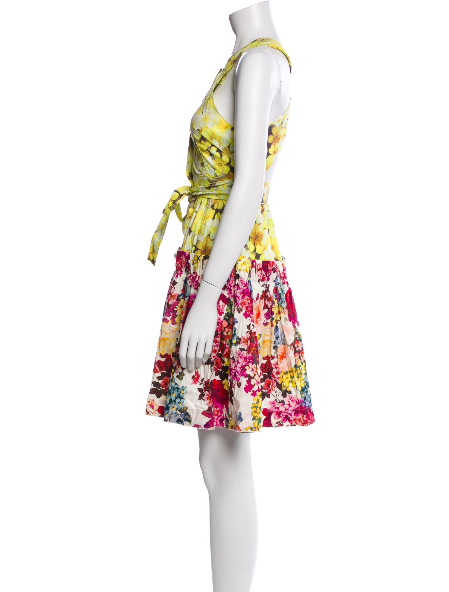 D&G Floral Print Mini Dress