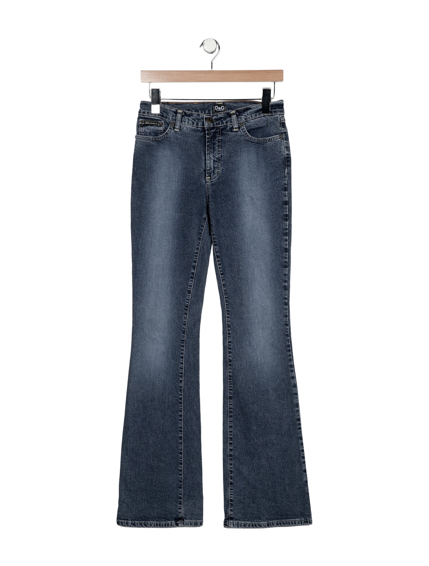 D&G Mid-Rise Wide Leg Jeans