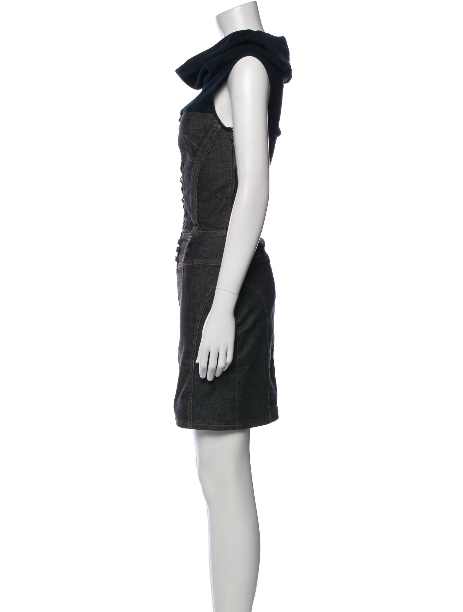 D&G Cowl Neck Mini Dress