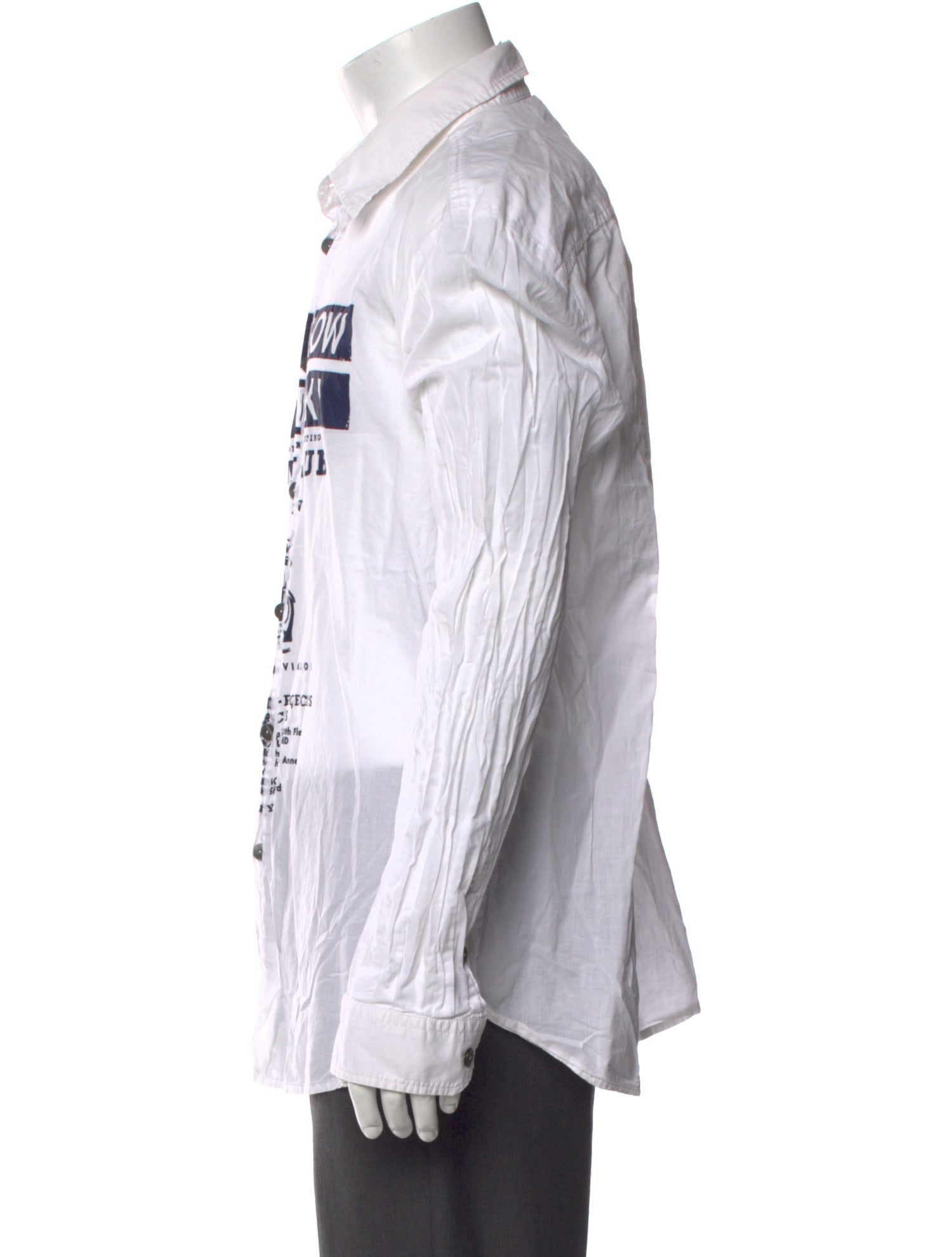 D&G Graphic Print Long Sleeve Shirt