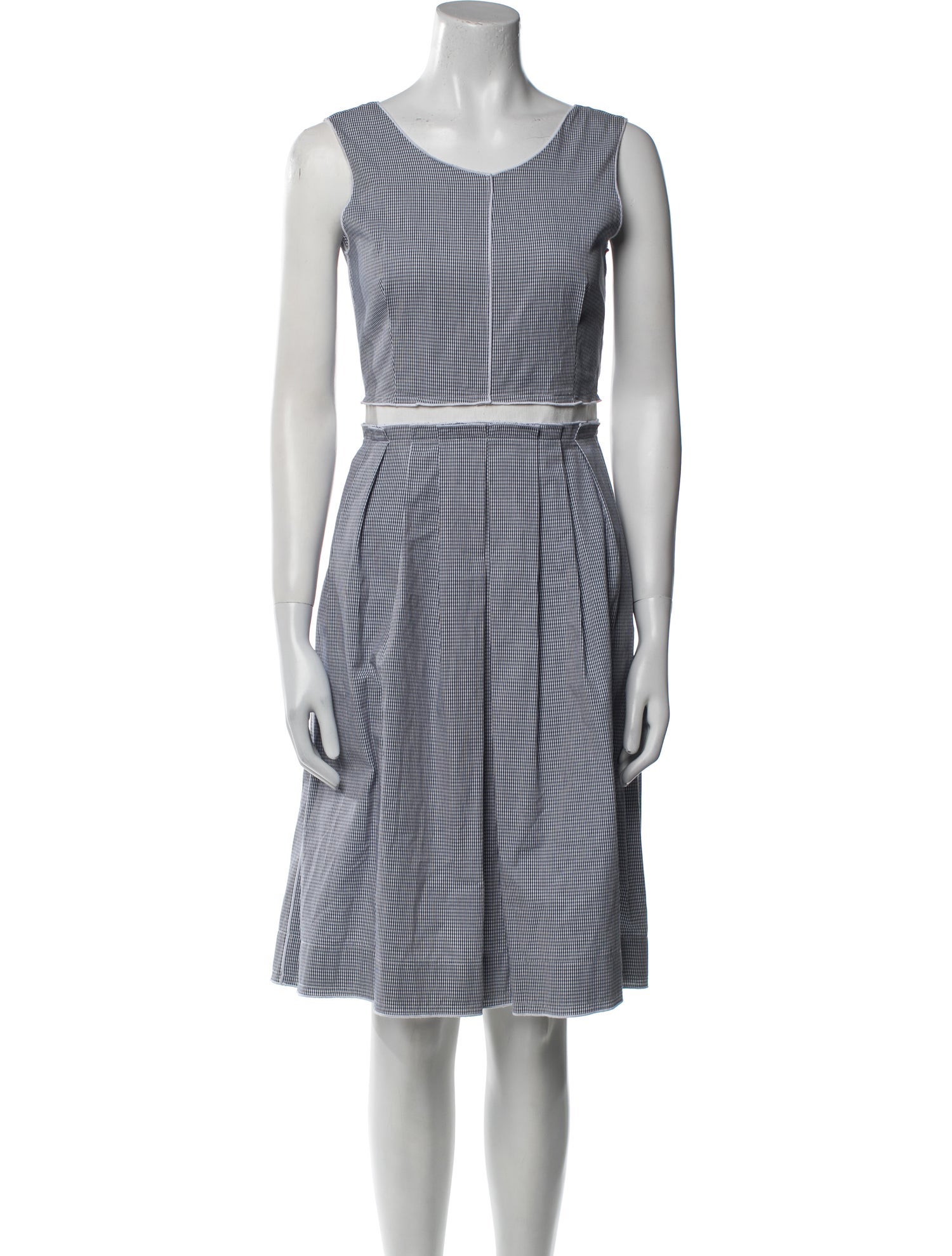 D&G Plaid Print Knee-Length Dress w/ Tags