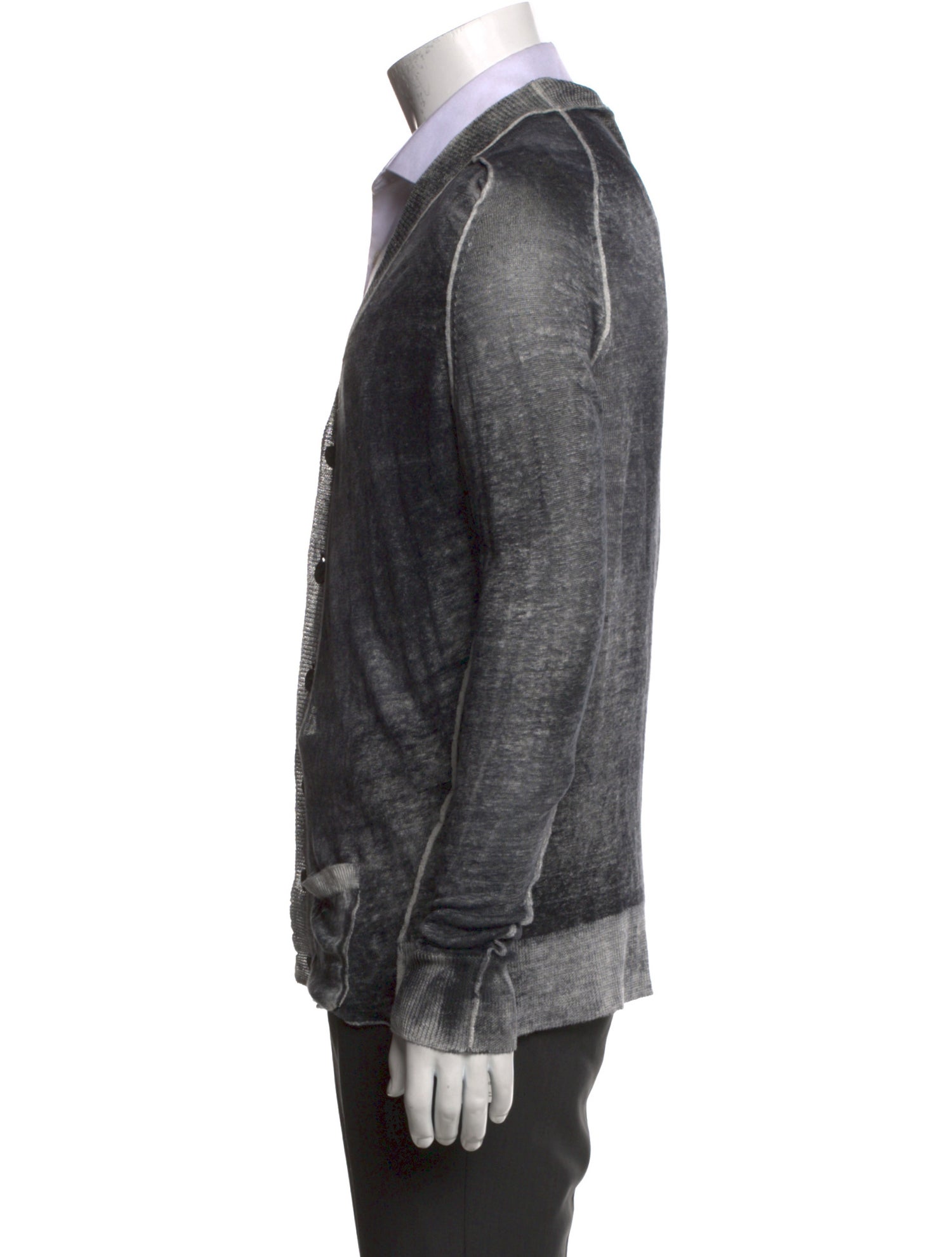 D&G Linen Striped Cardigan