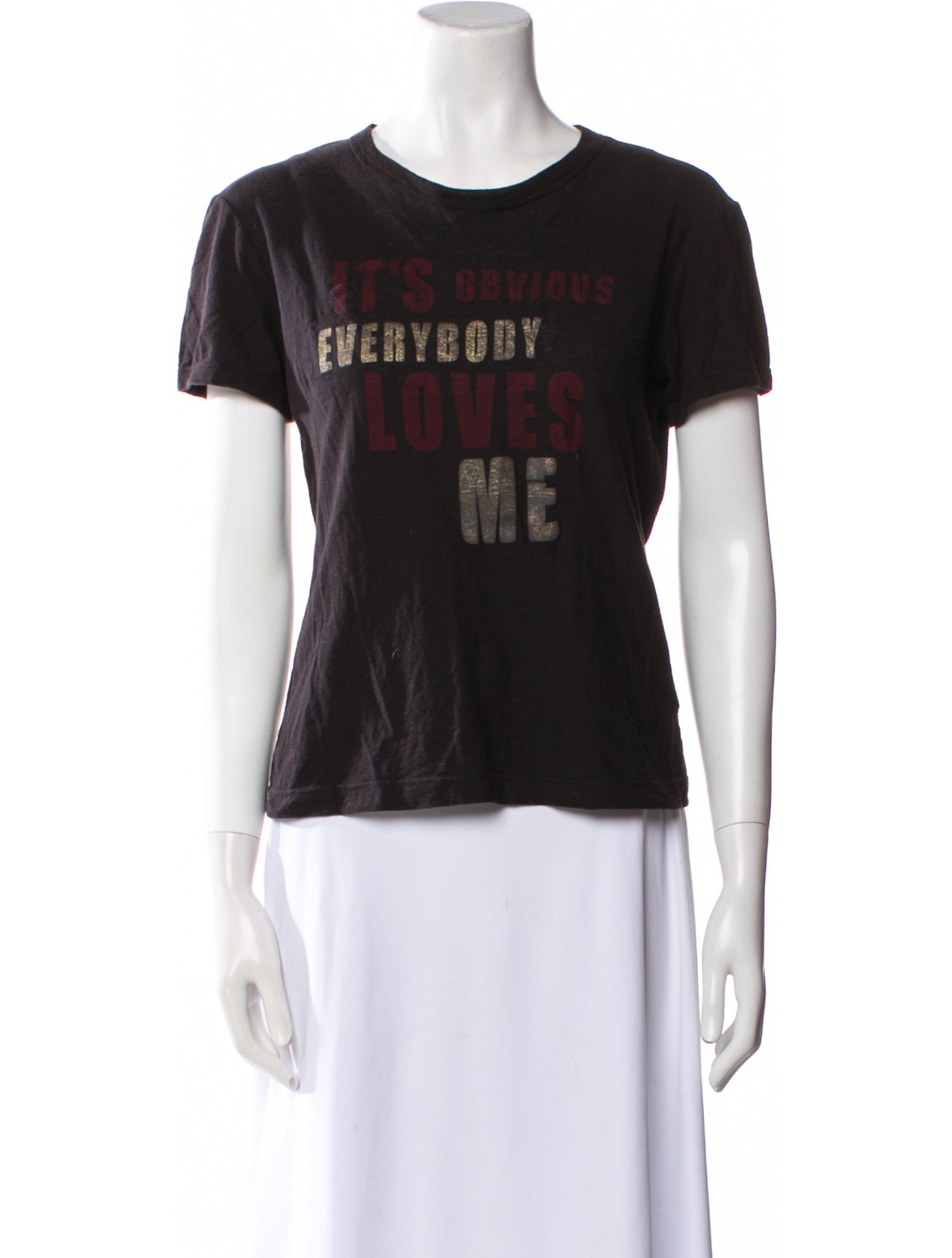 D&G Graphic Print Crew Neck T-Shirt