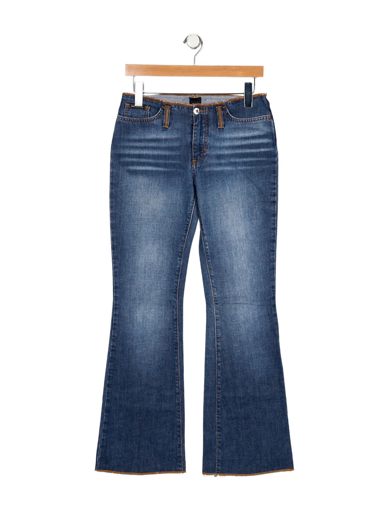D&G Mid-Rise Wide Leg Jeans