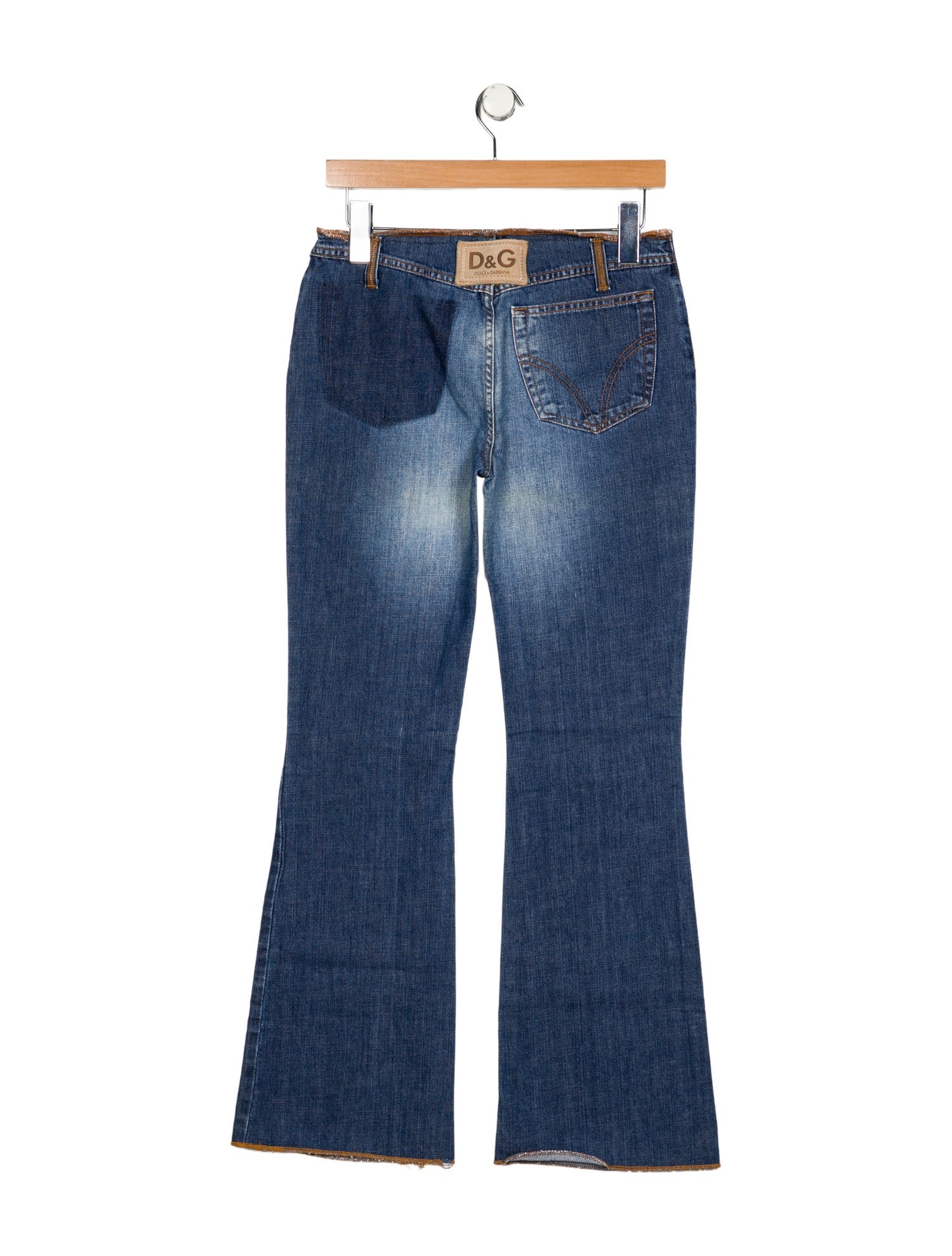 D&G Mid-Rise Wide Leg Jeans