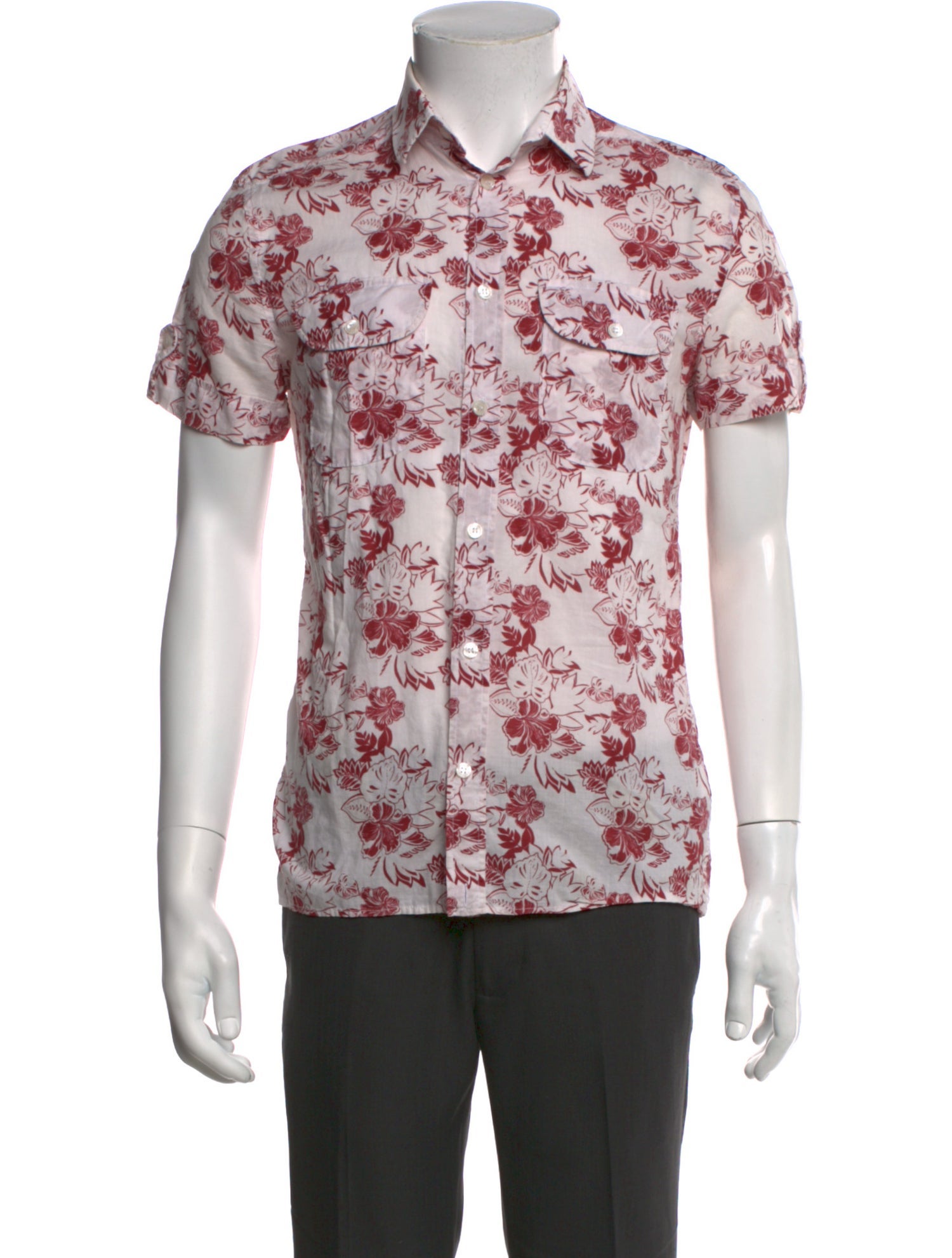 D&G Floral Print Short Sleeve Shirt