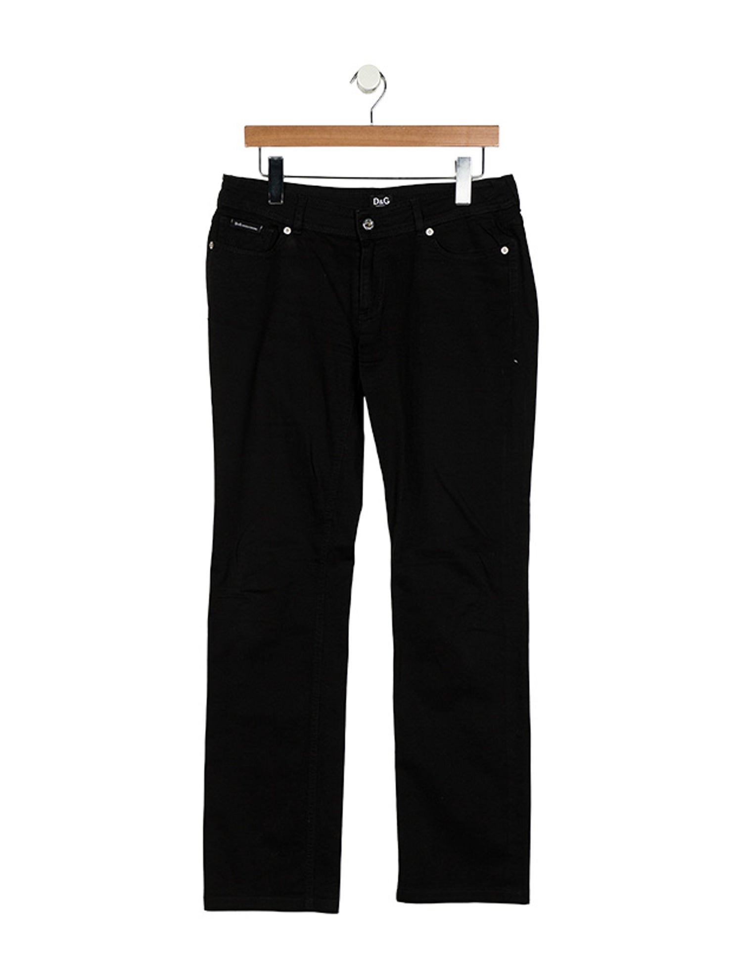D&G Mid-Rise Straight Leg Jeans