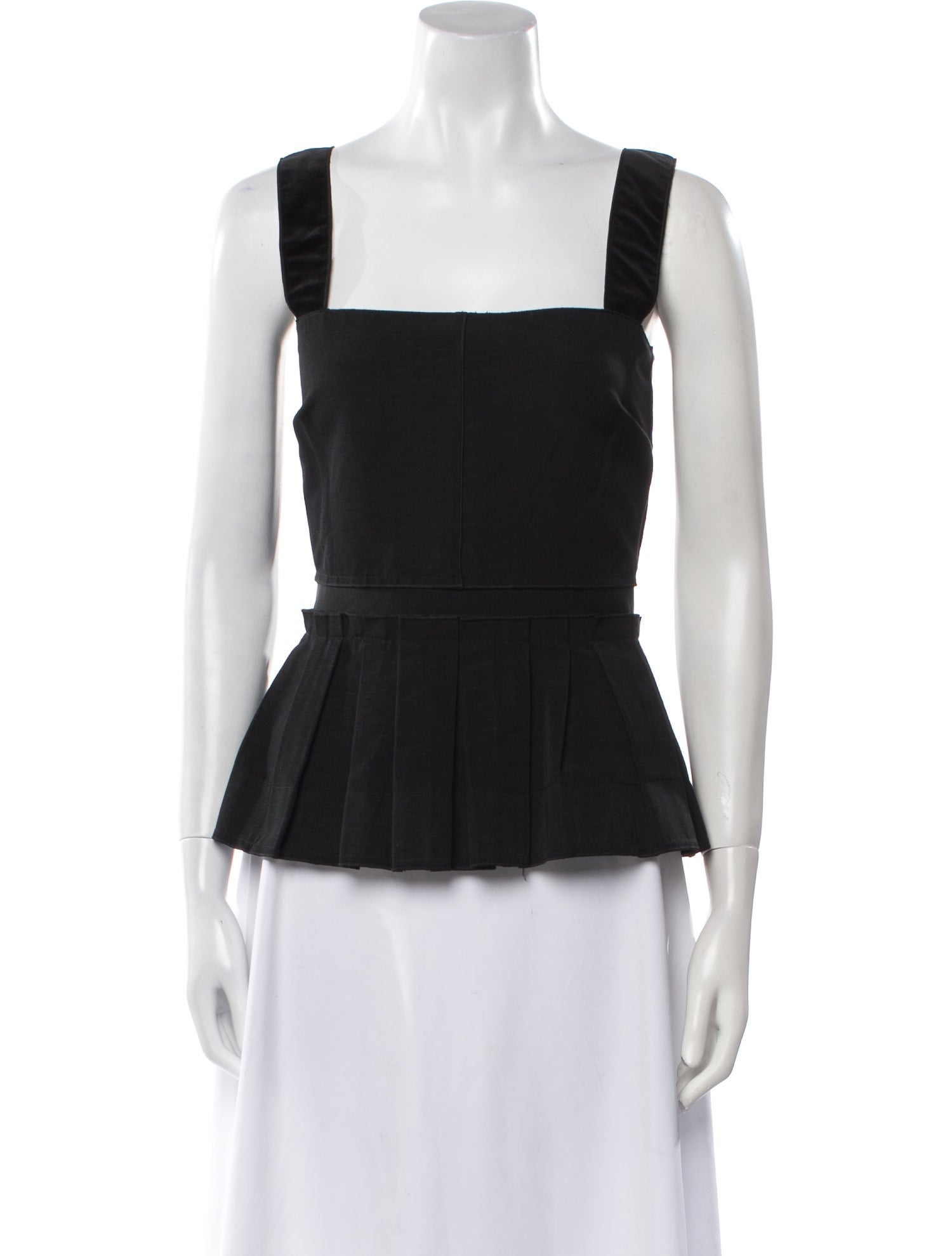 D&G Square Neckline Sleeveless Top