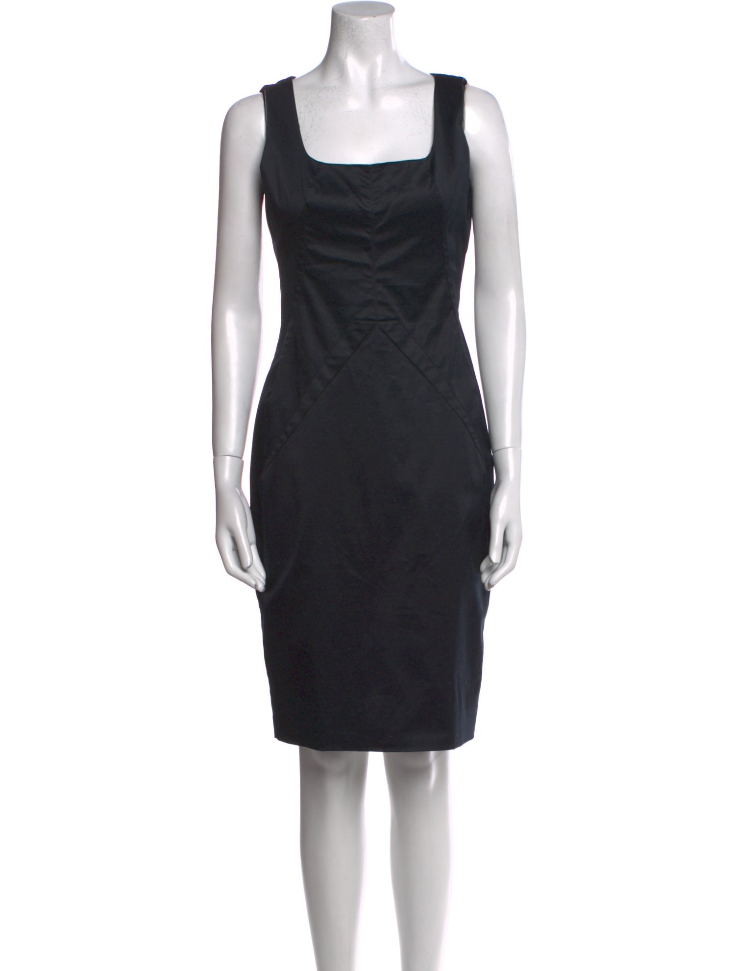 D&G Square Neckline Knee-Length Dress