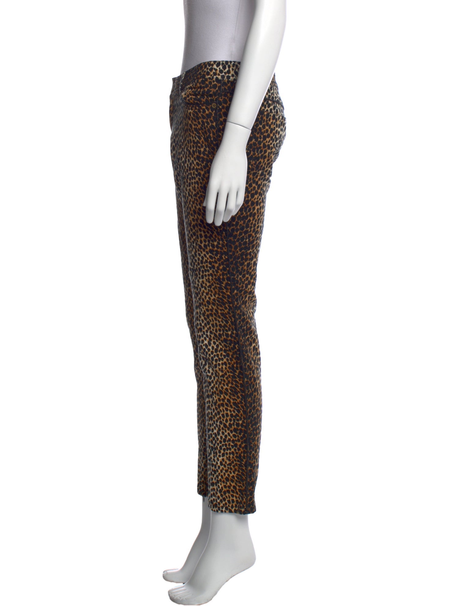D&G Animal Print Skinny Leg Pants