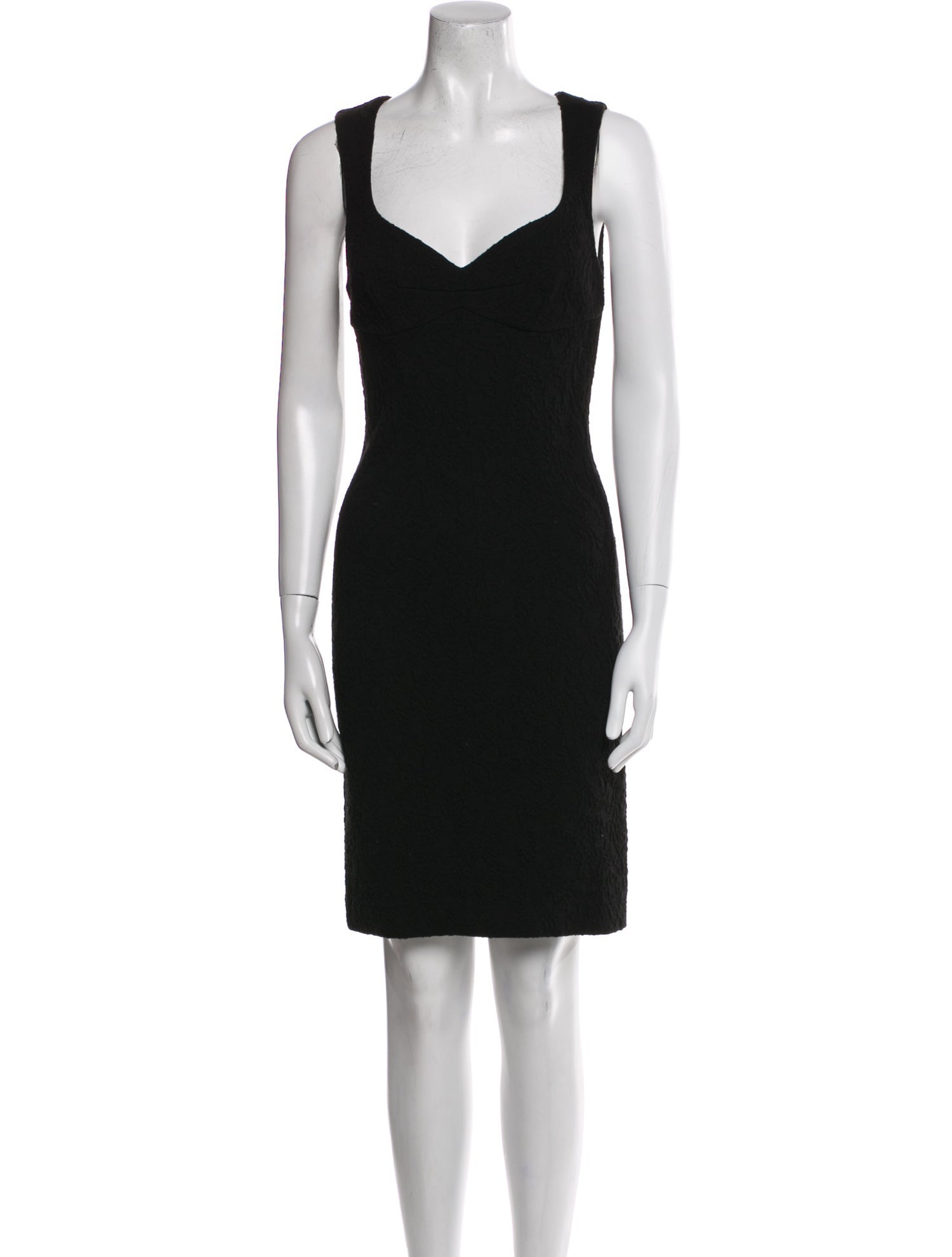 D&G V-Neck Knee-Length Dress