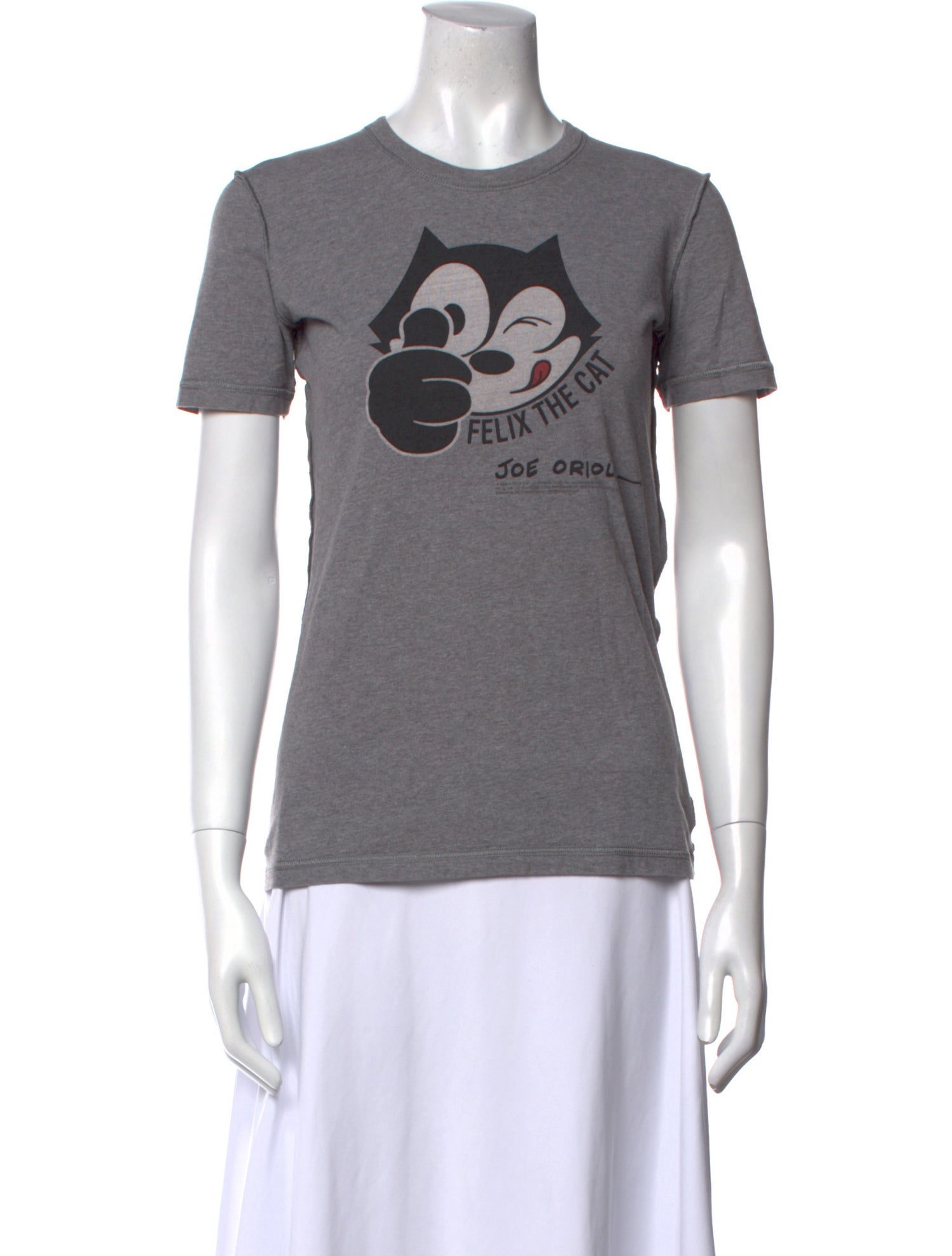 D&G Graphic Print Crew Neck T-Shirt