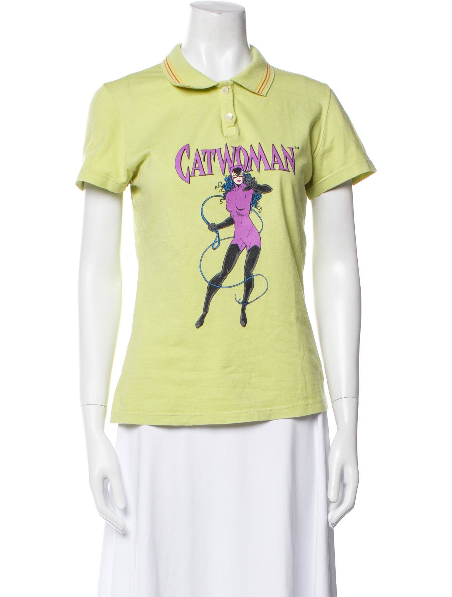 D&G Graphic Print Short Sleeve Polo