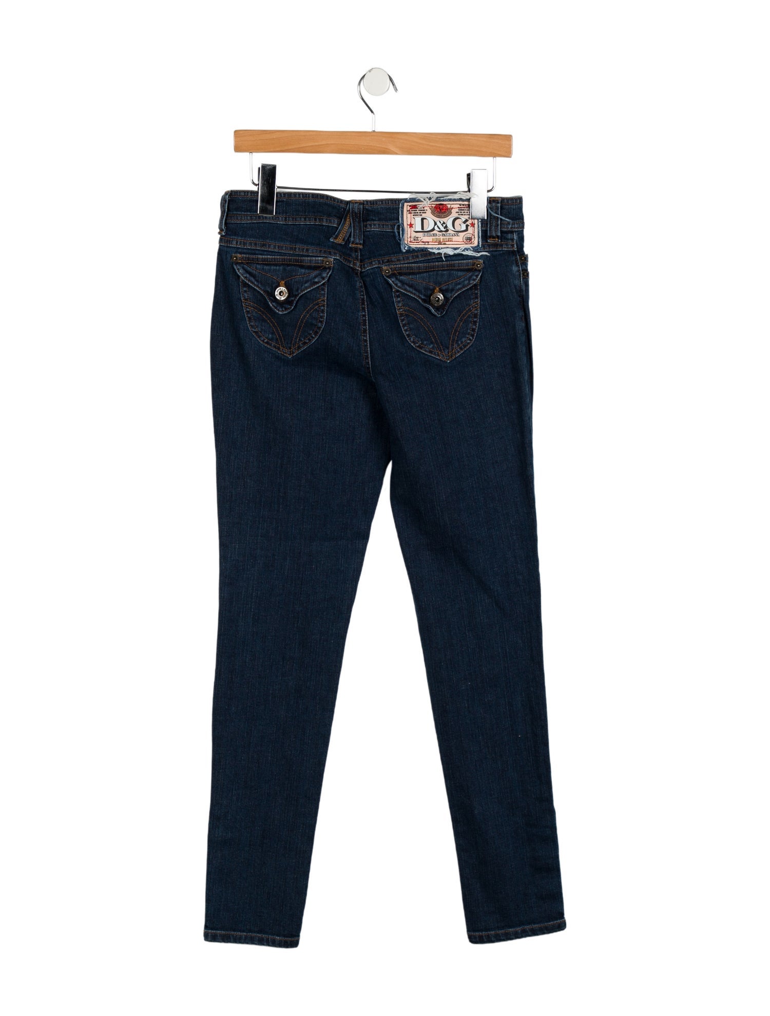 D&G Low-Rise Skinny Leg Jeans