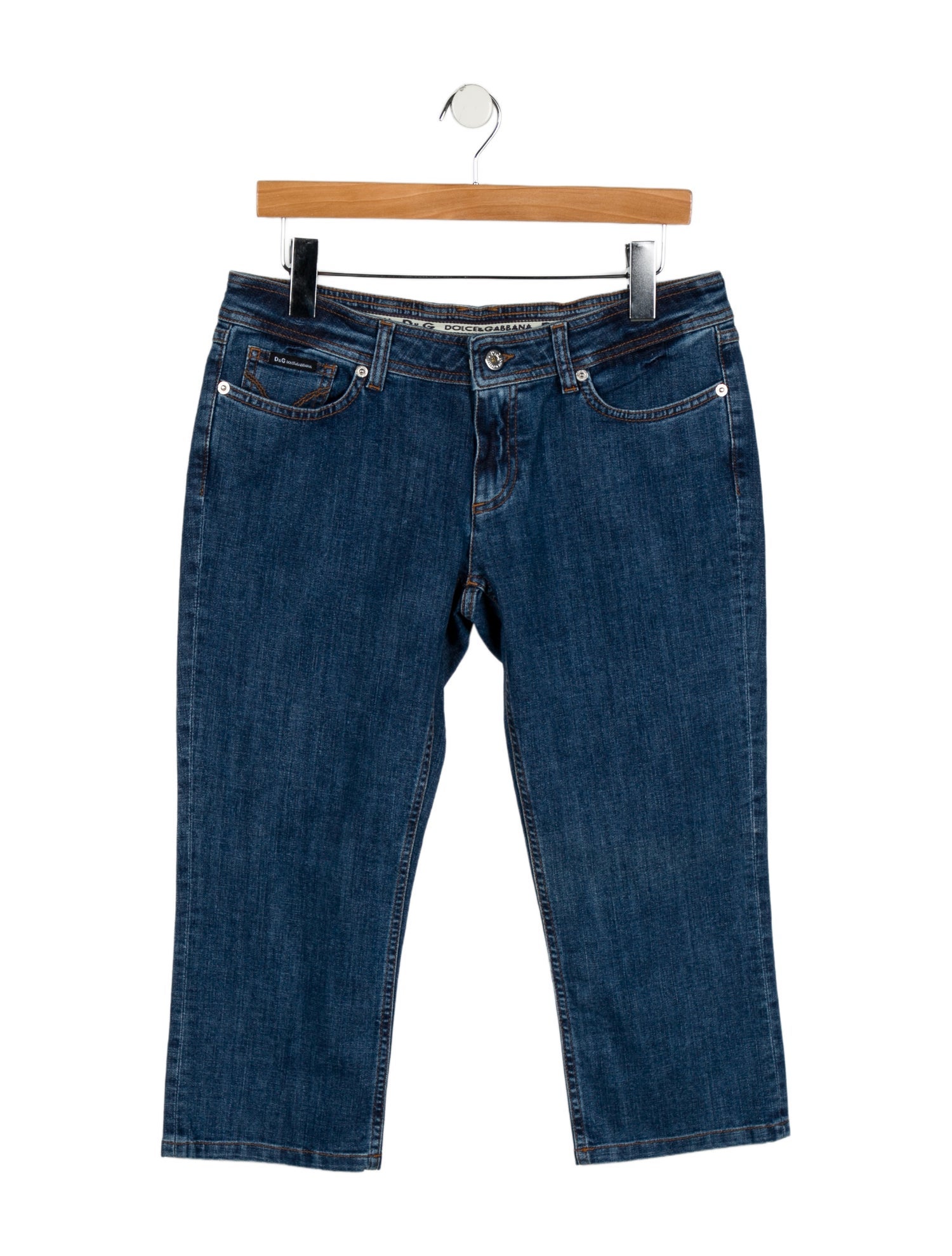 D&G Low-Rise Straight Leg Jeans