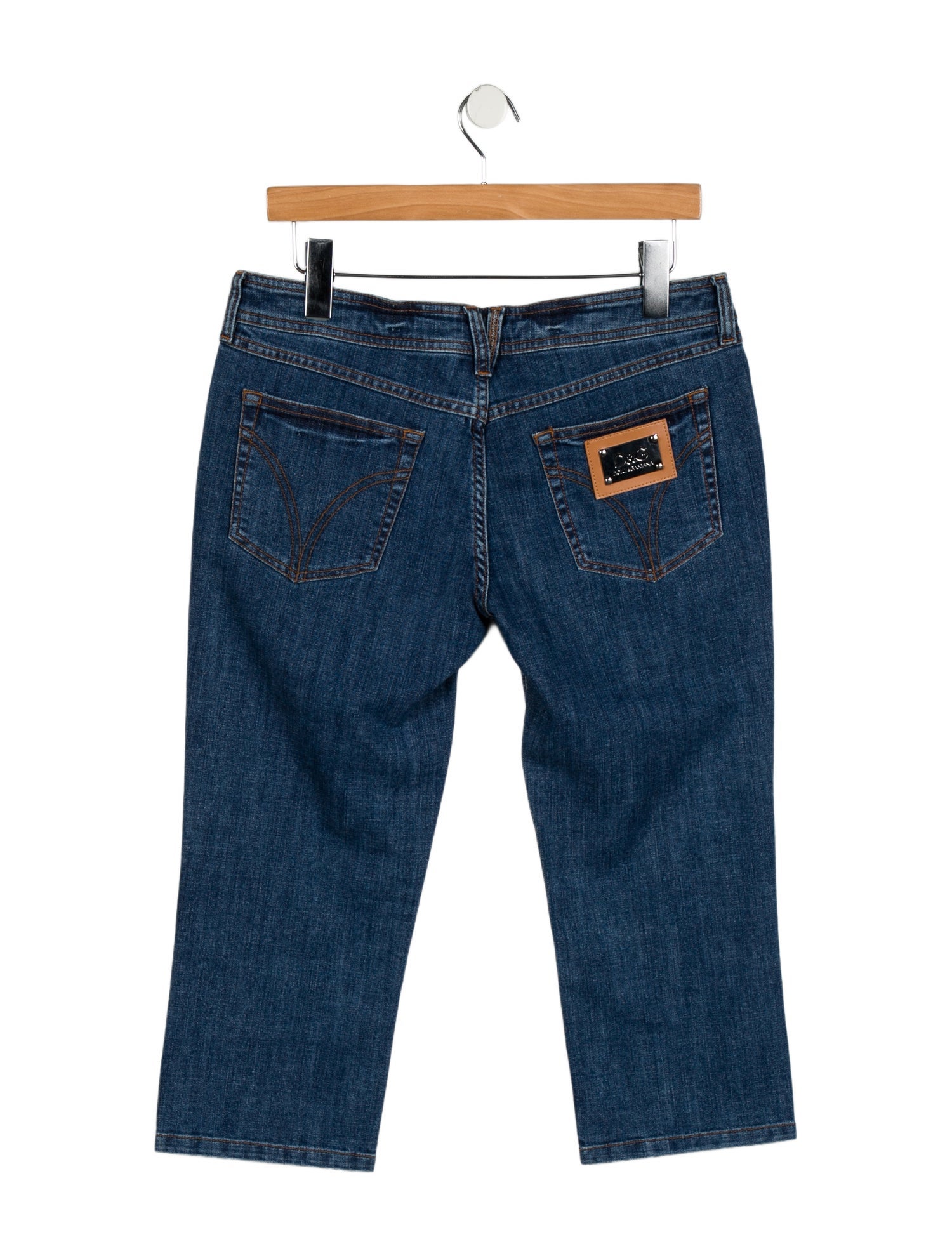 D&G Low-Rise Straight Leg Jeans