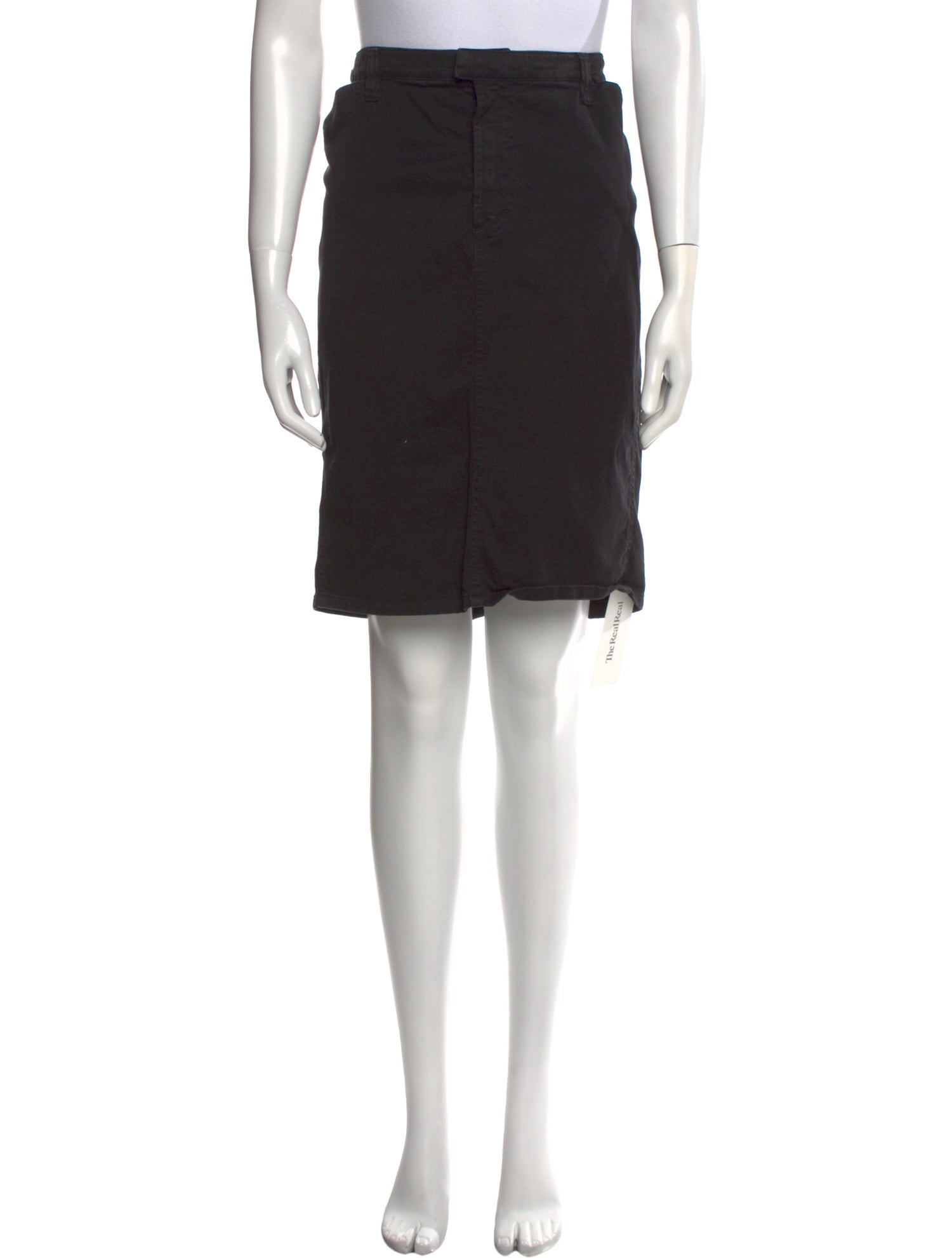 D&G Pleated Accents Knee-Length Skirt