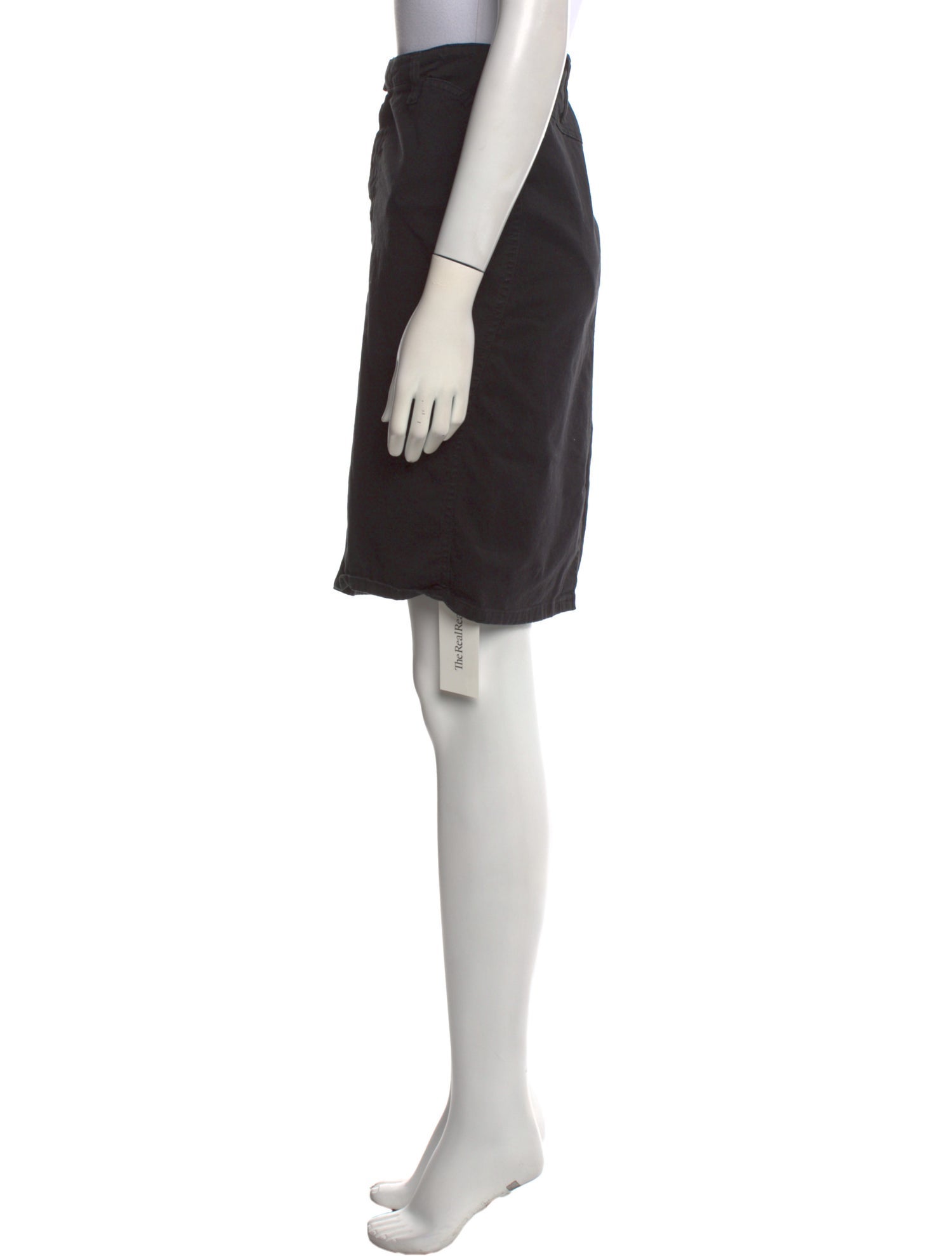 D&G Pleated Accents Knee-Length Skirt