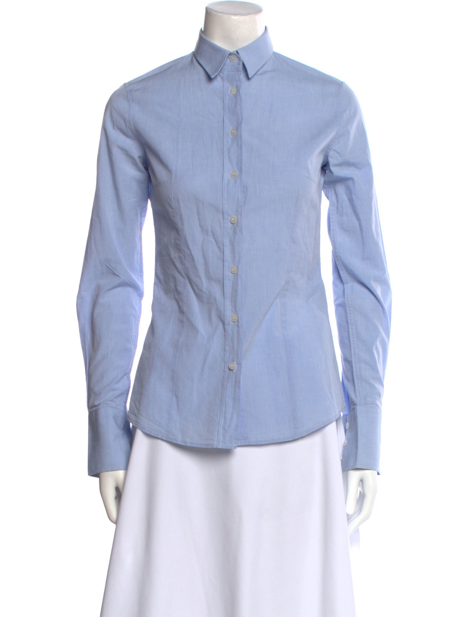 D&G Long Sleeve Button-Up Top