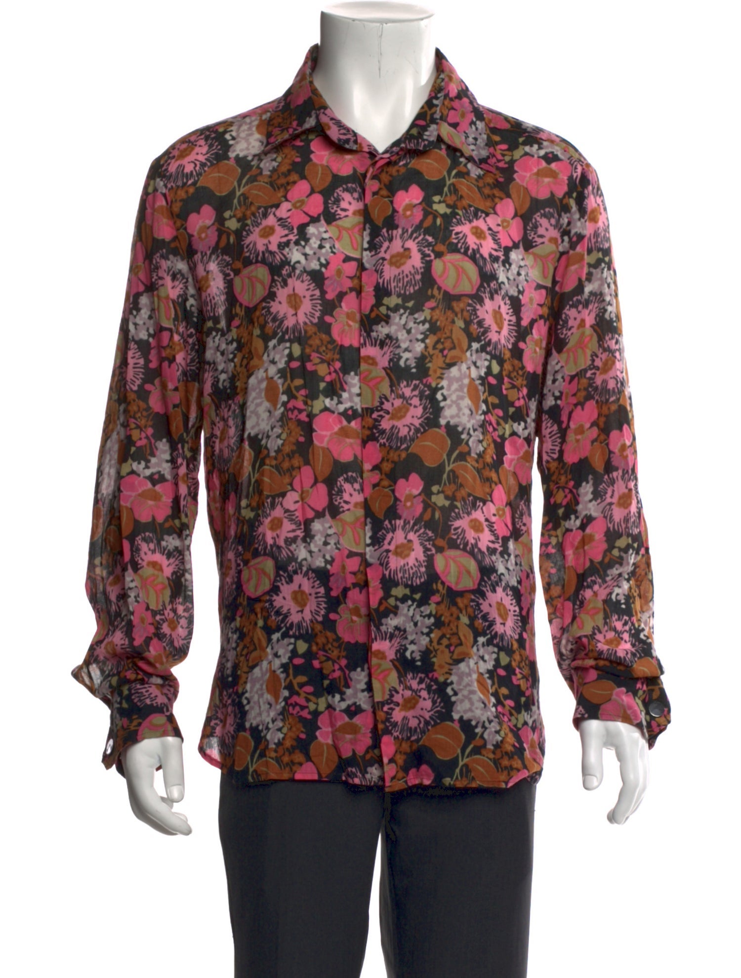 D&G Floral Print Long Sleeve Shirt