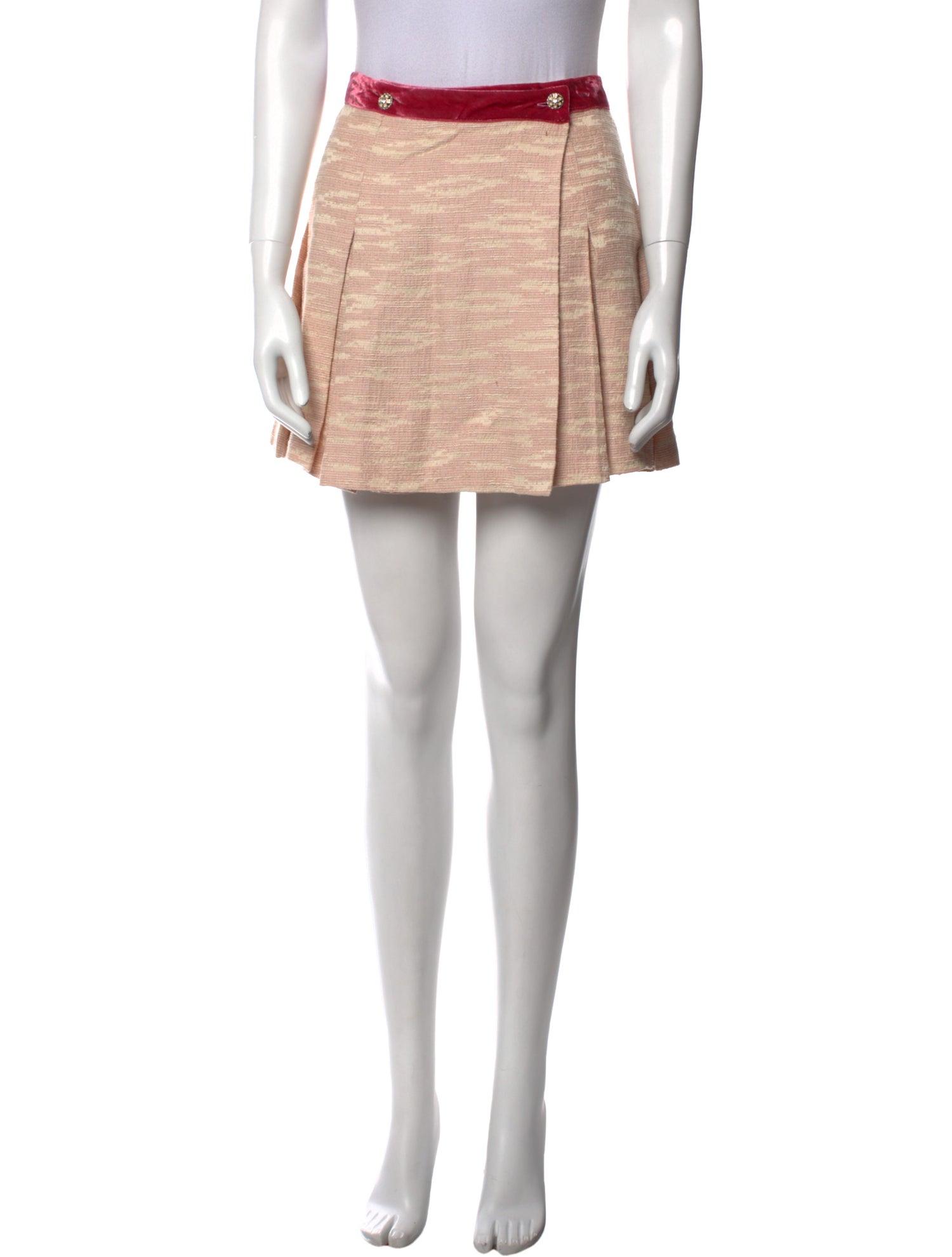 D&G Crystal Embellishments Mini Skirt