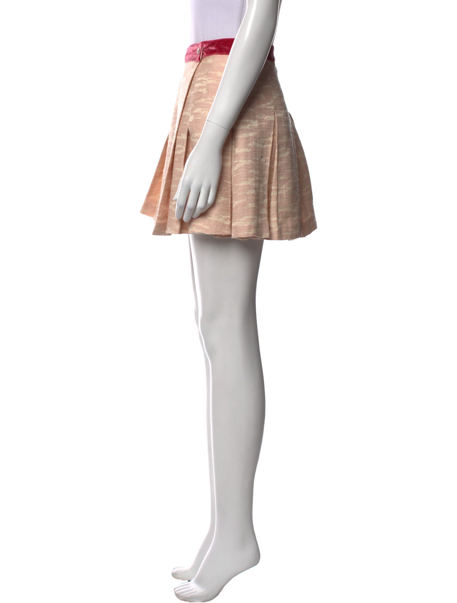 D&G Crystal Embellishments Mini Skirt