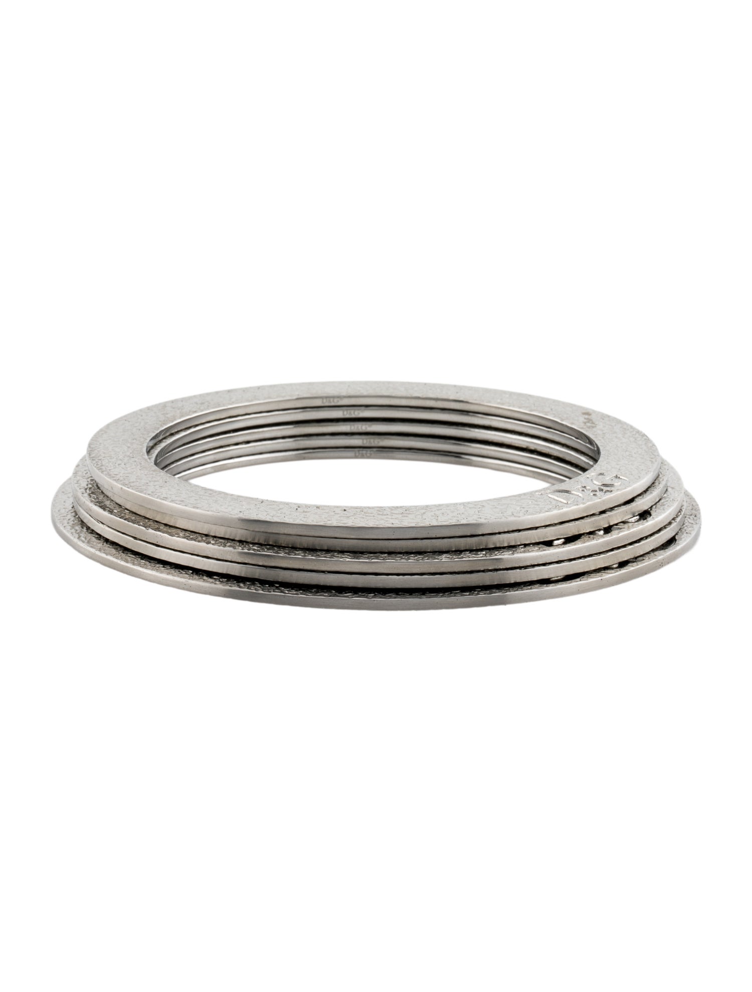 D&G Stackable Bangle Bracelet Set