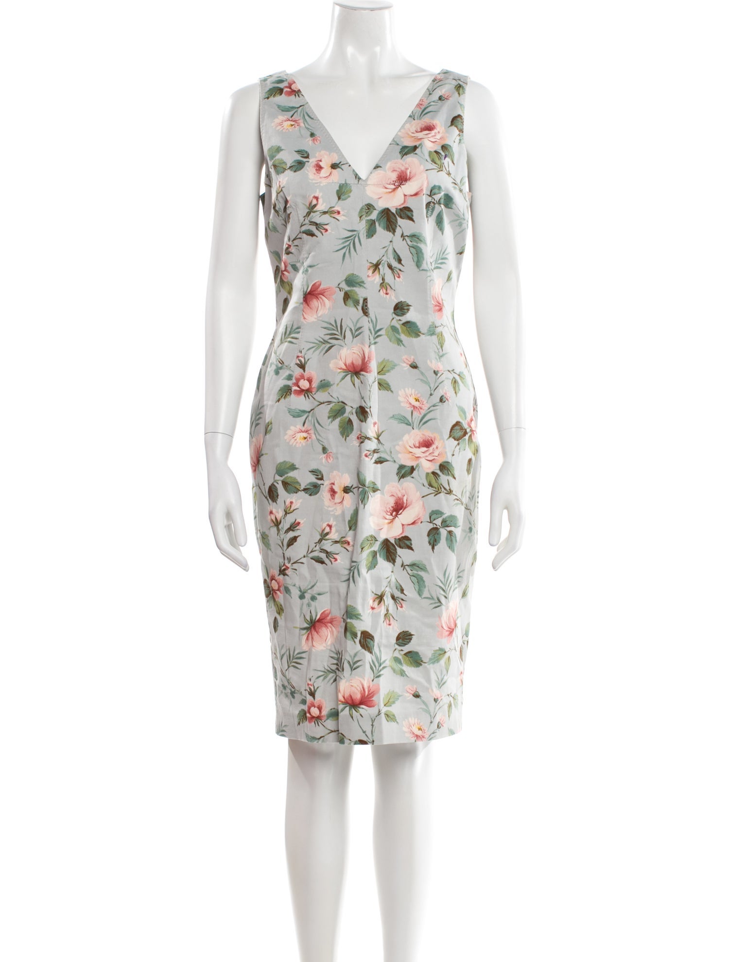 D&G Floral Print Knee-Length Dress
