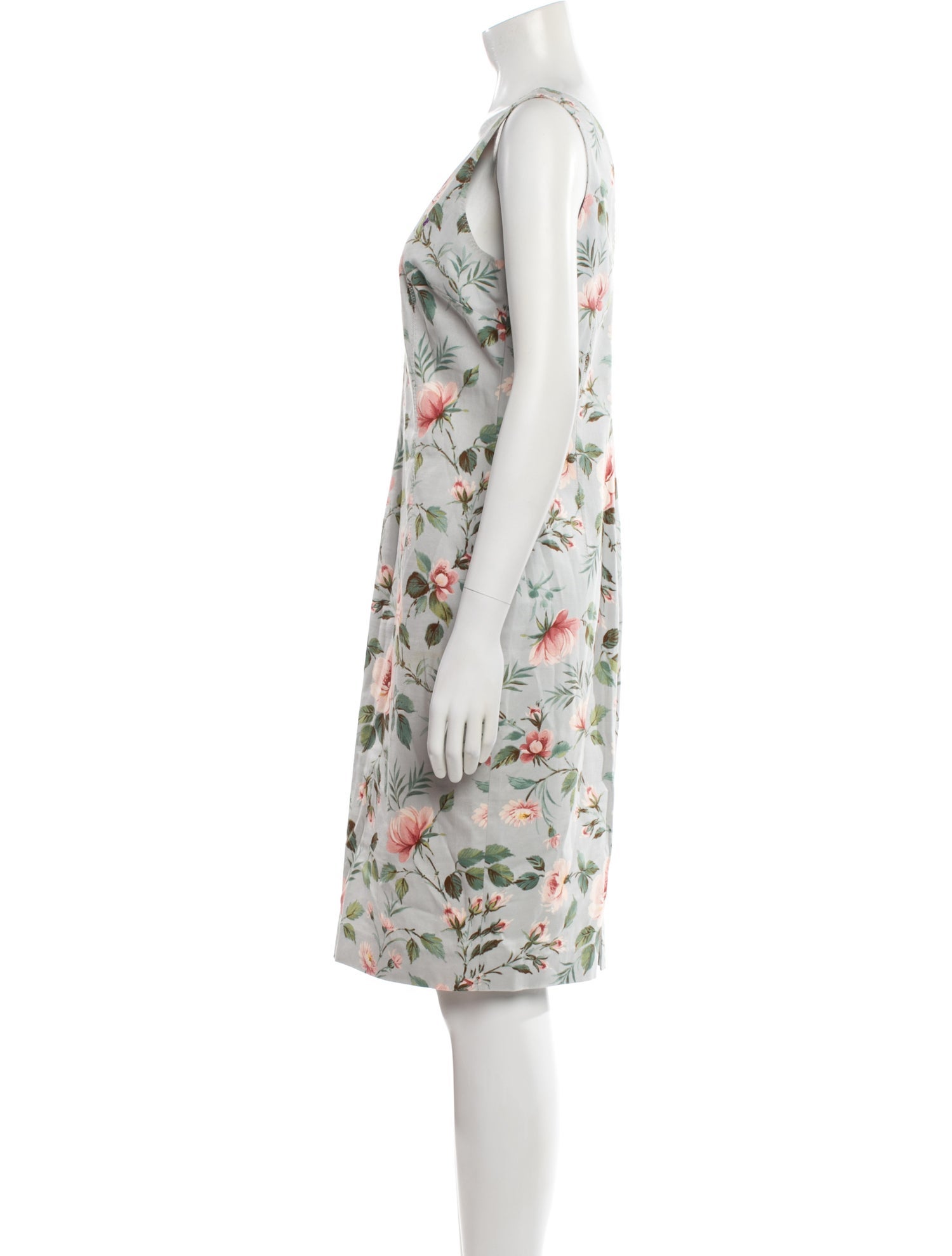 D&G Floral Print Knee-Length Dress